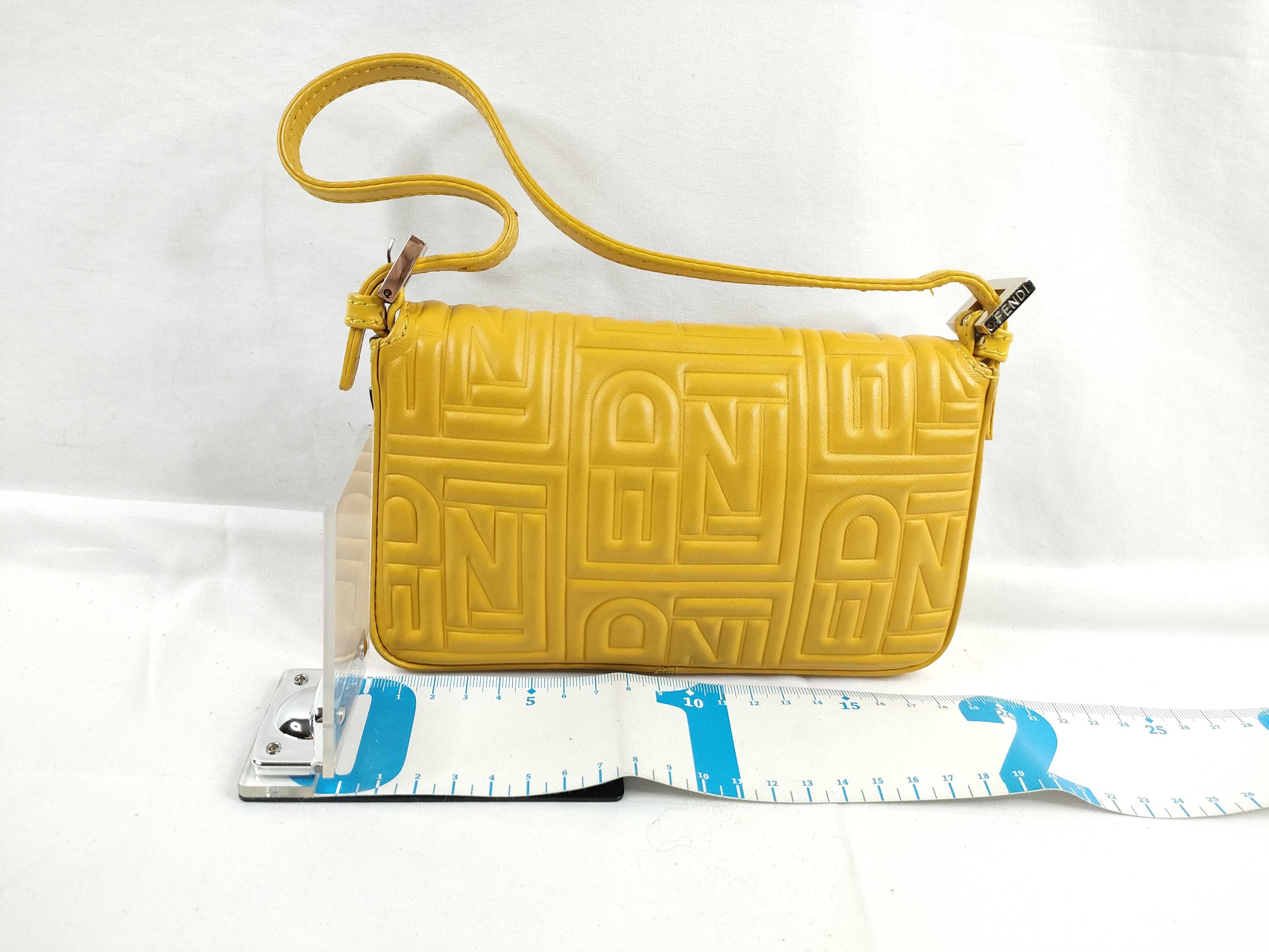 handbag, Nappa leather, yellow — view 2