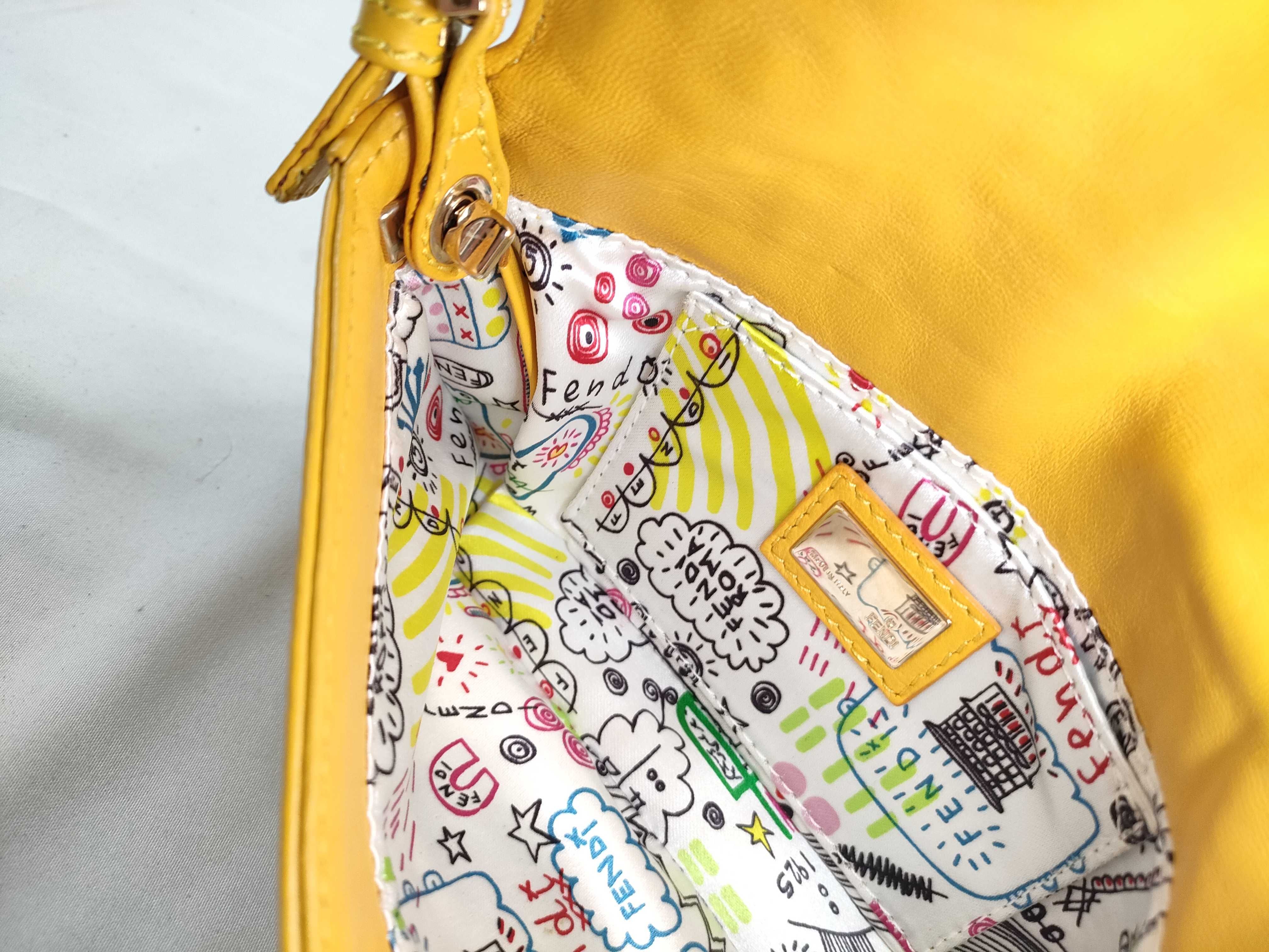 handbag, Nappa leather, yellow — view 11