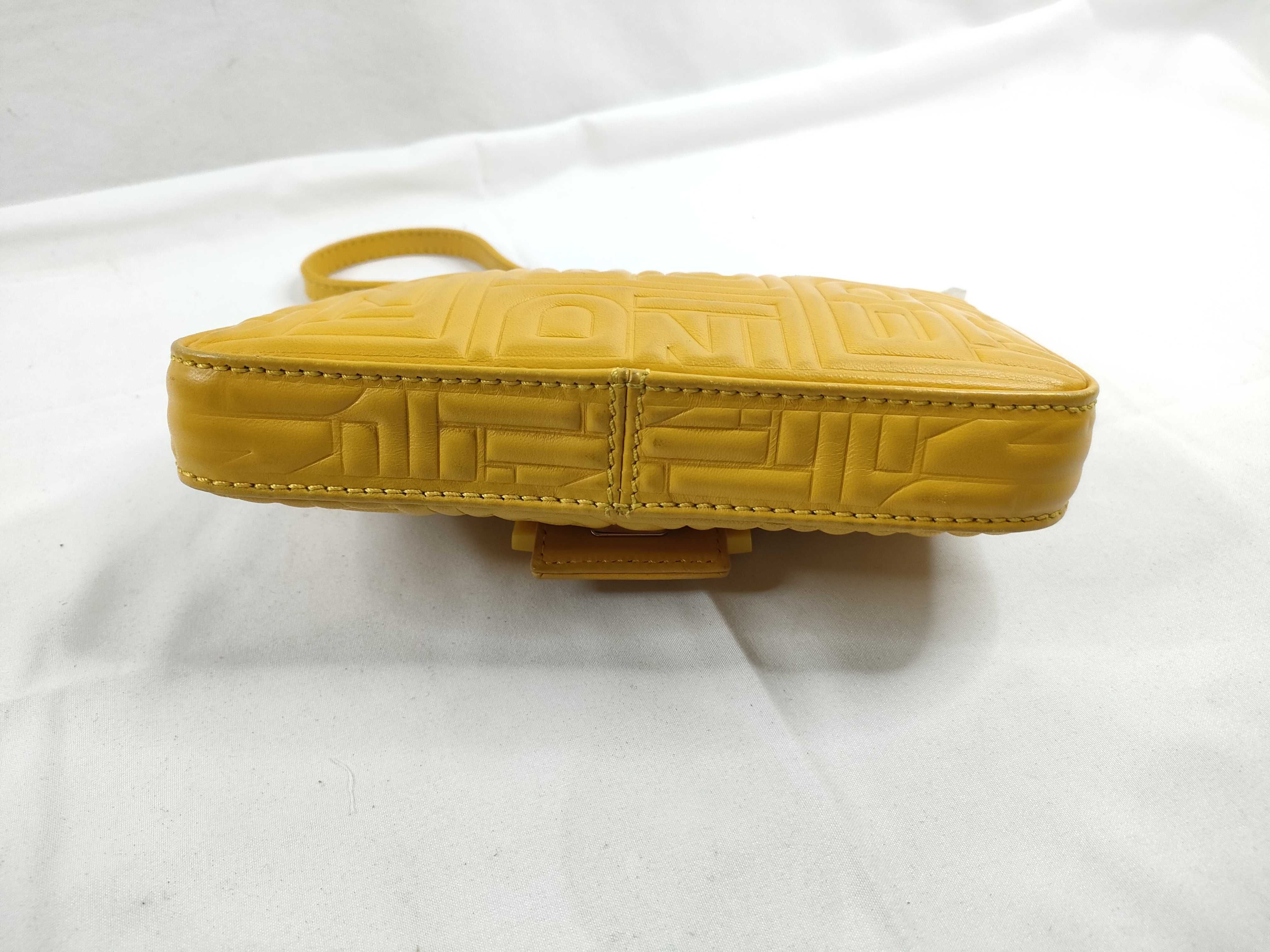 handbag, Nappa leather, yellow — view 4
