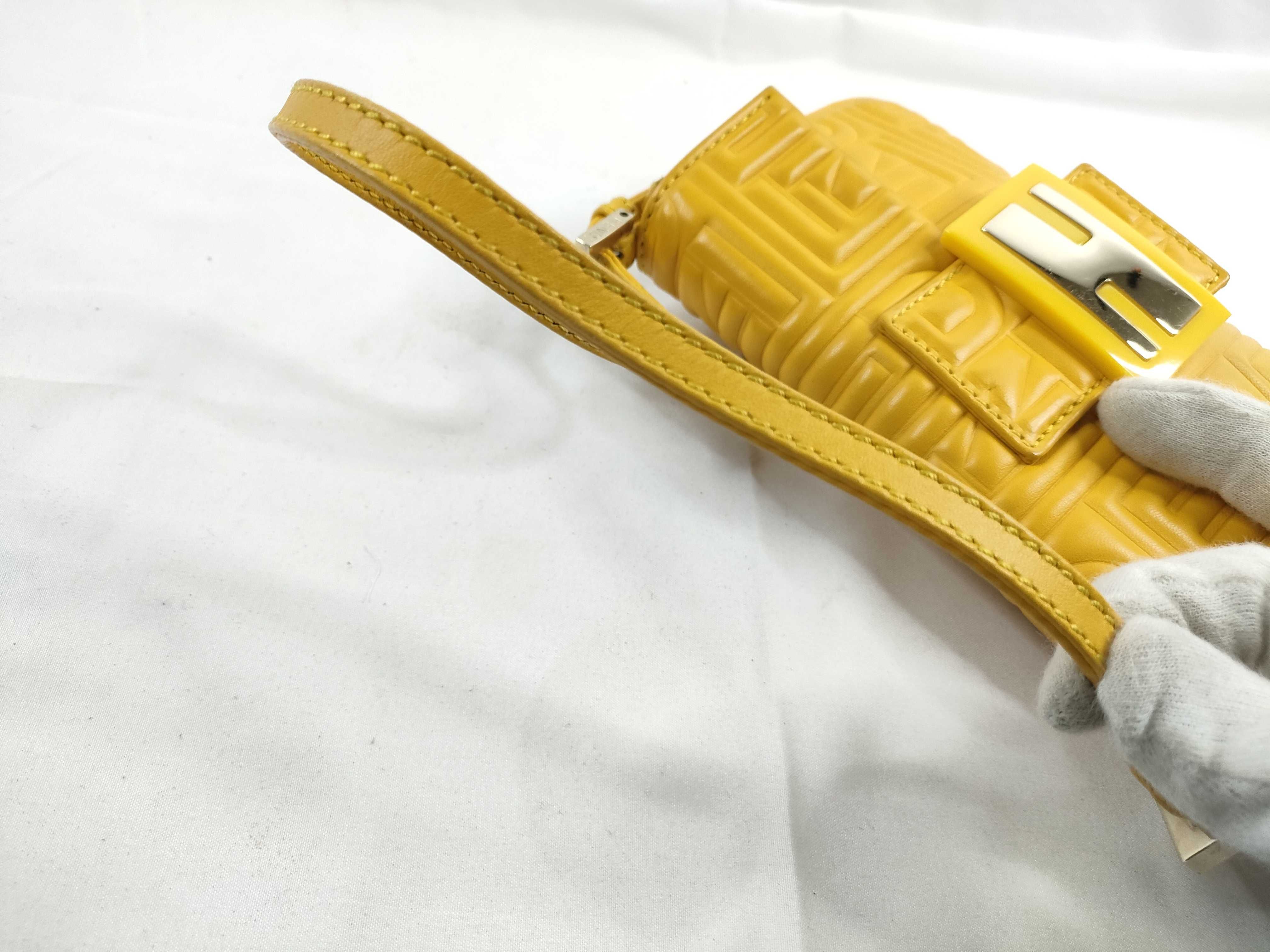 handbag, Nappa leather, yellow — view 7