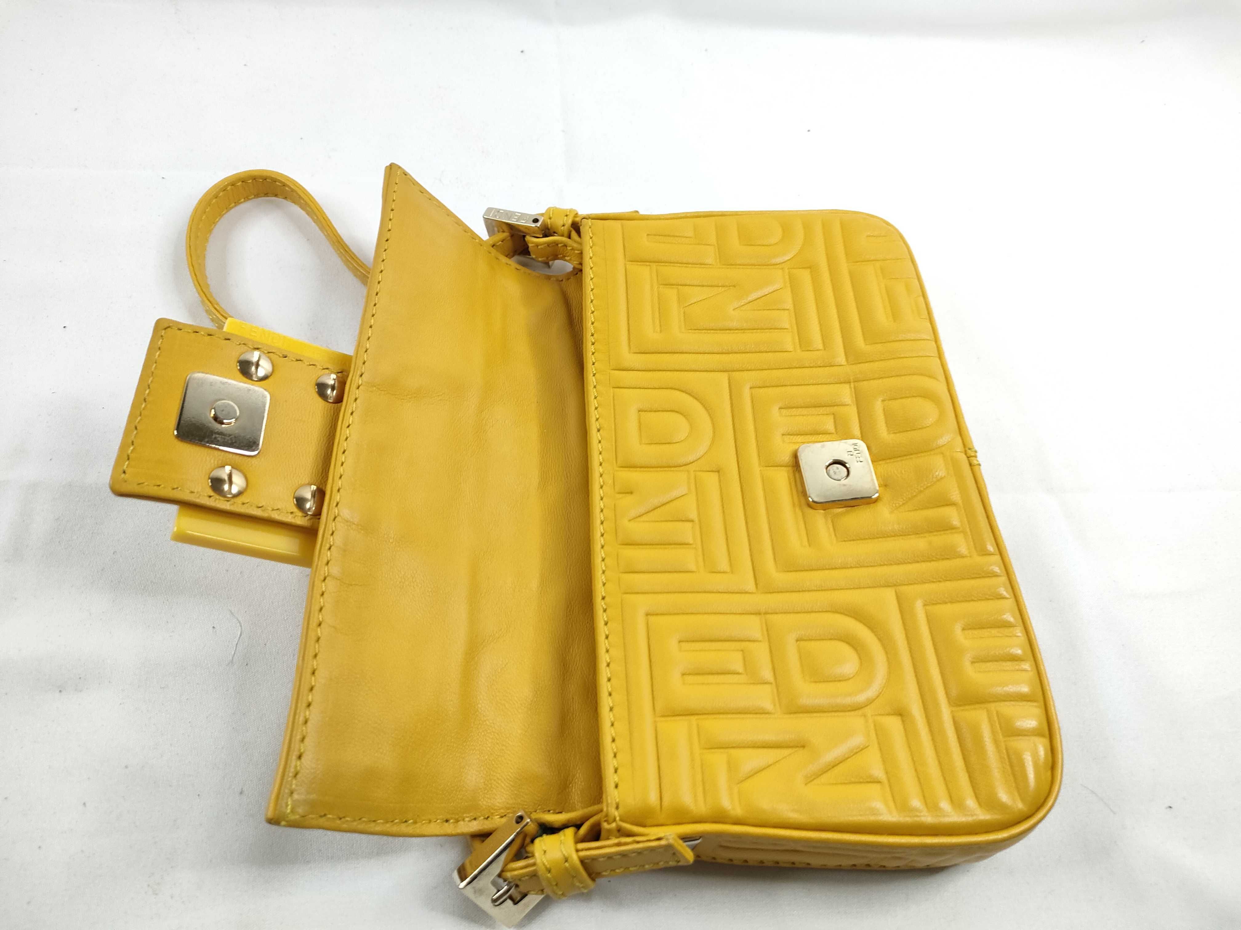 handbag, Nappa leather, yellow — view 9
