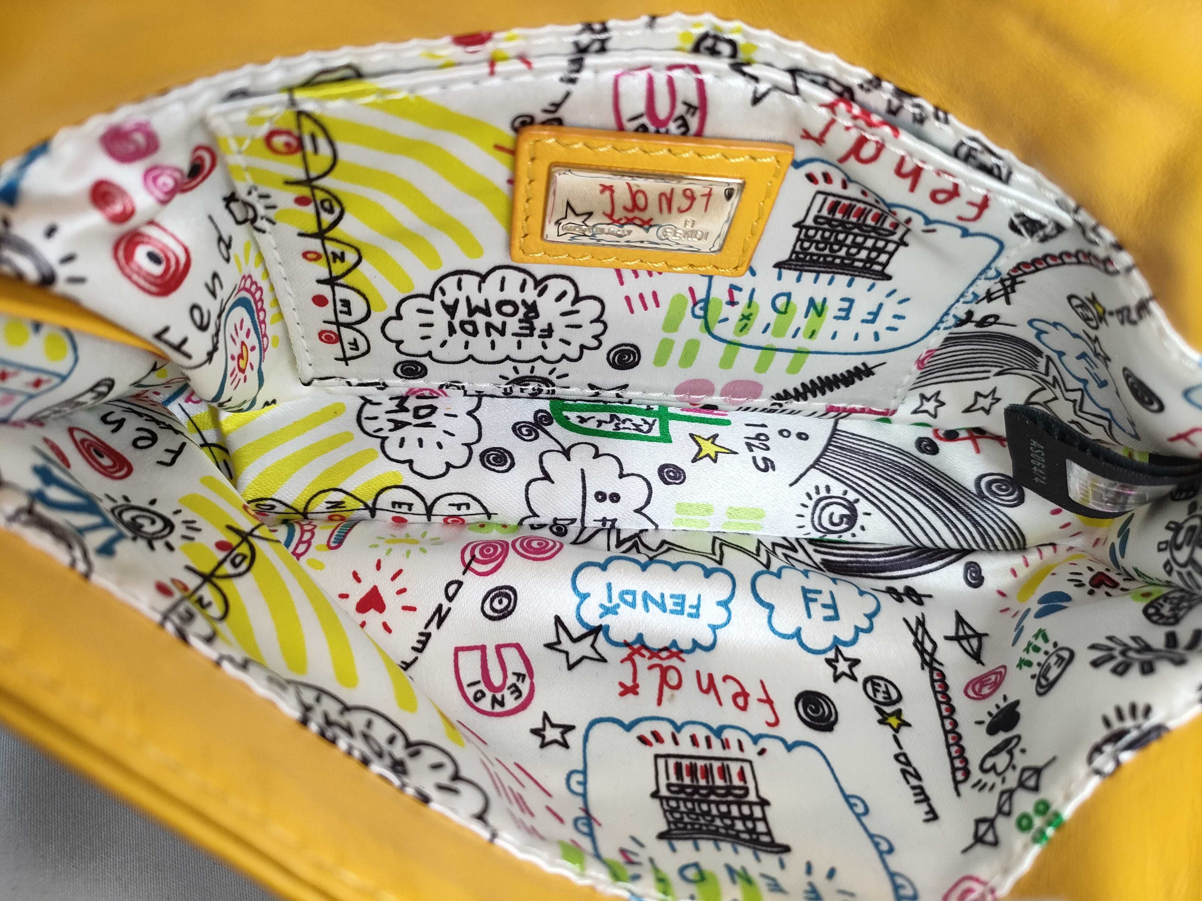 handbag, Nappa leather, yellow — view 10