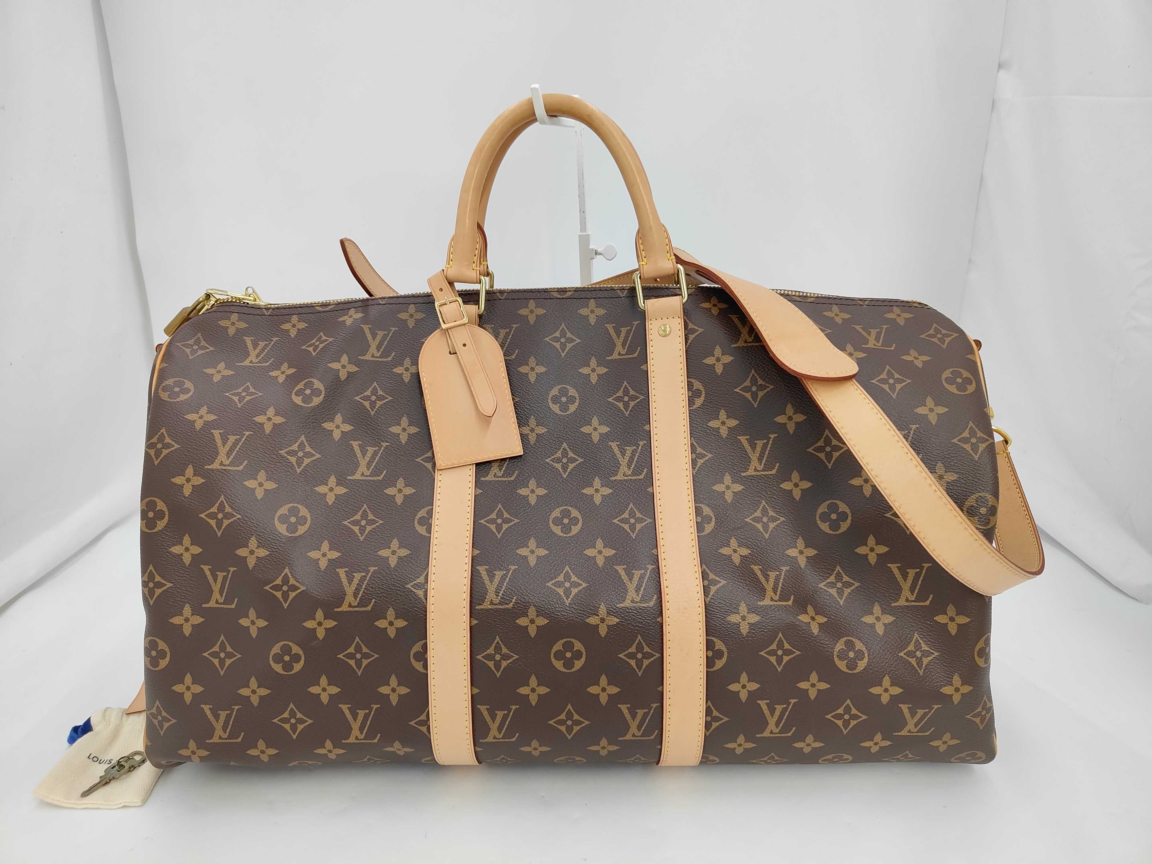 Monogram M41416 Keepall Bandoulière 50 Boston Bag