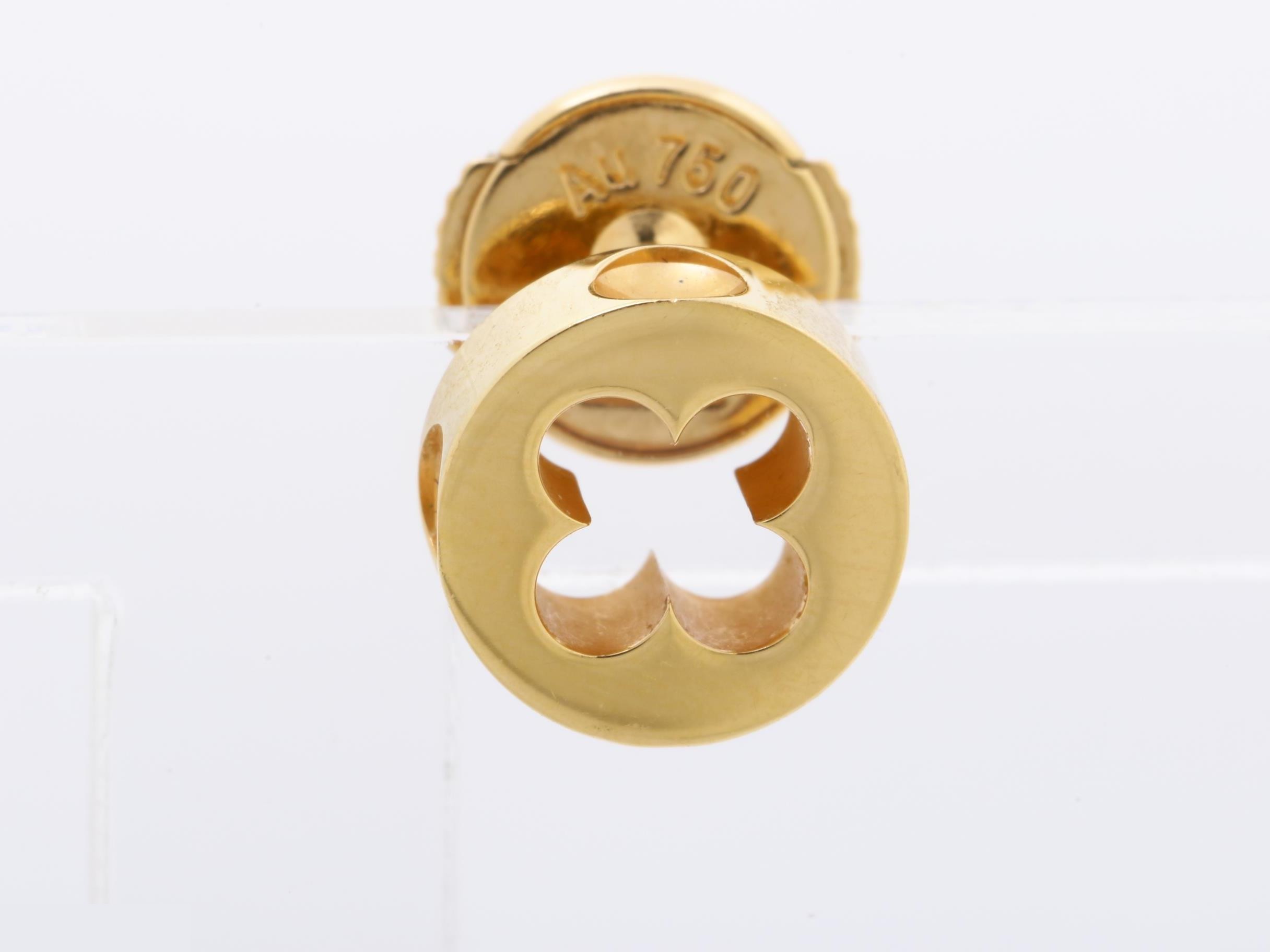750PG Puss Empreinte Earrings, 2.93g — view 2