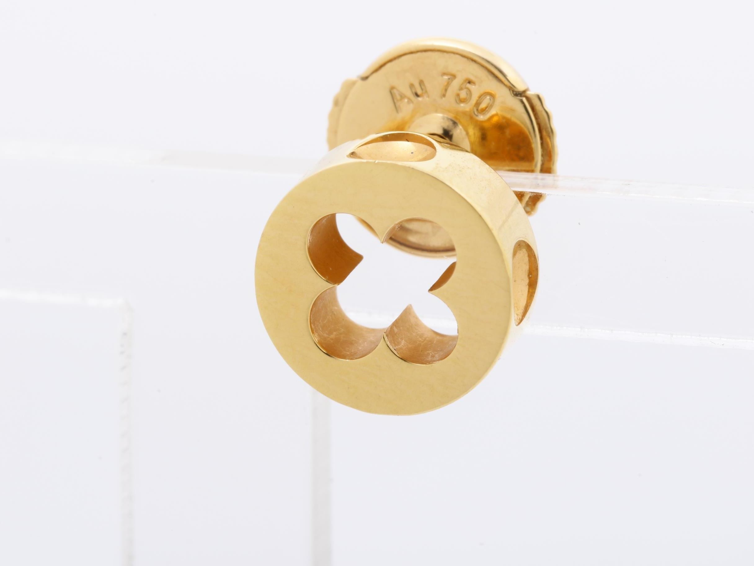 750PG Puss Empreinte Earrings, 2.93g — view 3