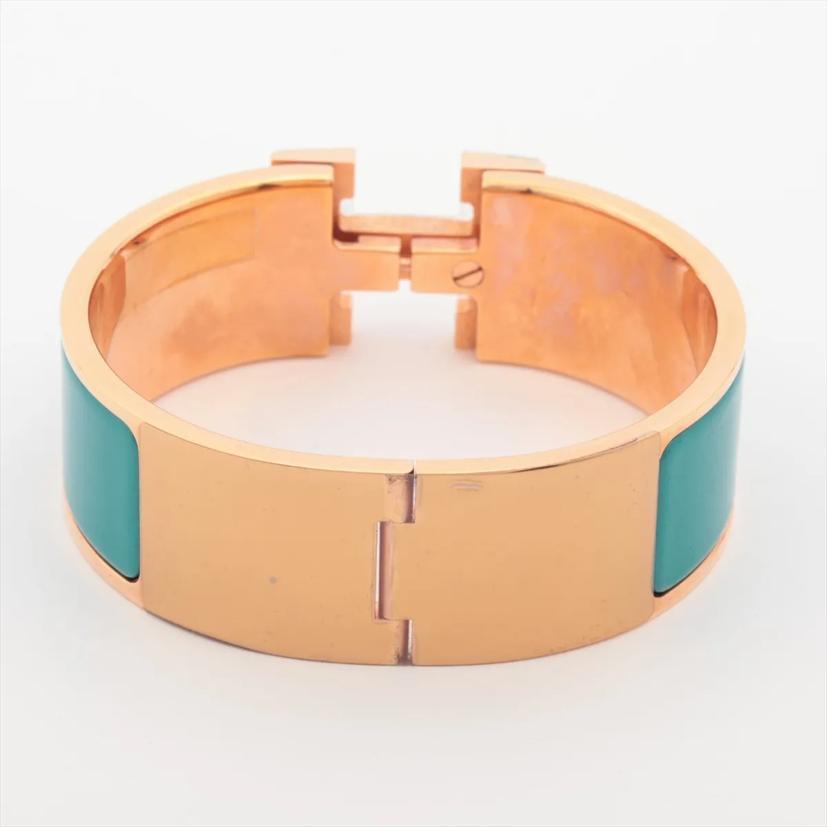 Clic Clac H FI0135 Bangle GP Gold x Green, with — view 2