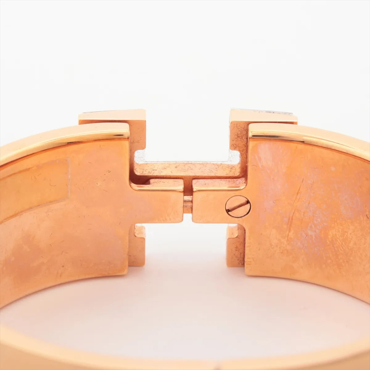 Clic Clac H FI0135 Bangle GP Gold x Green, with — view 4