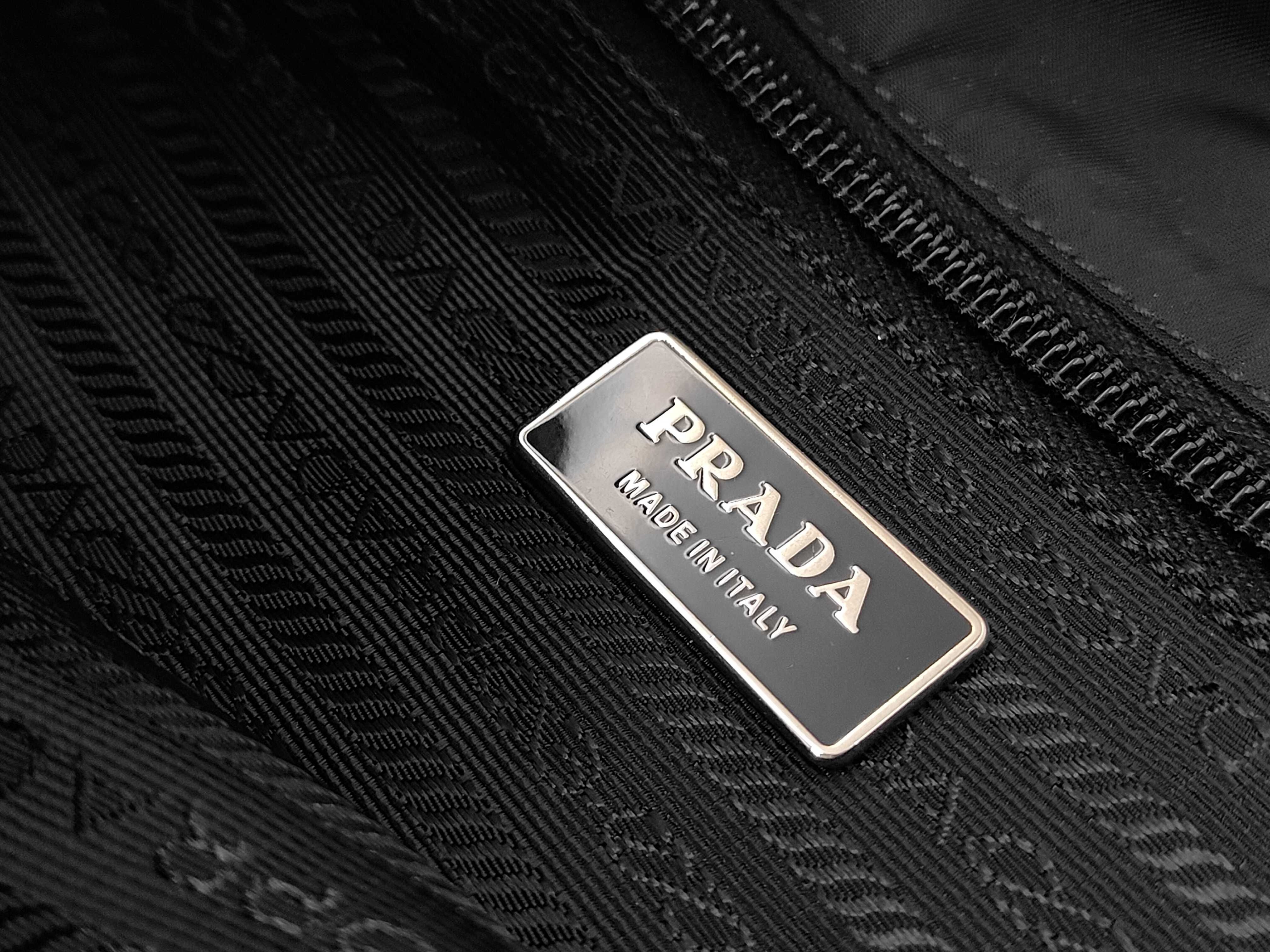 Nylon Prada Black Nylon Shoulder Bag — view 11