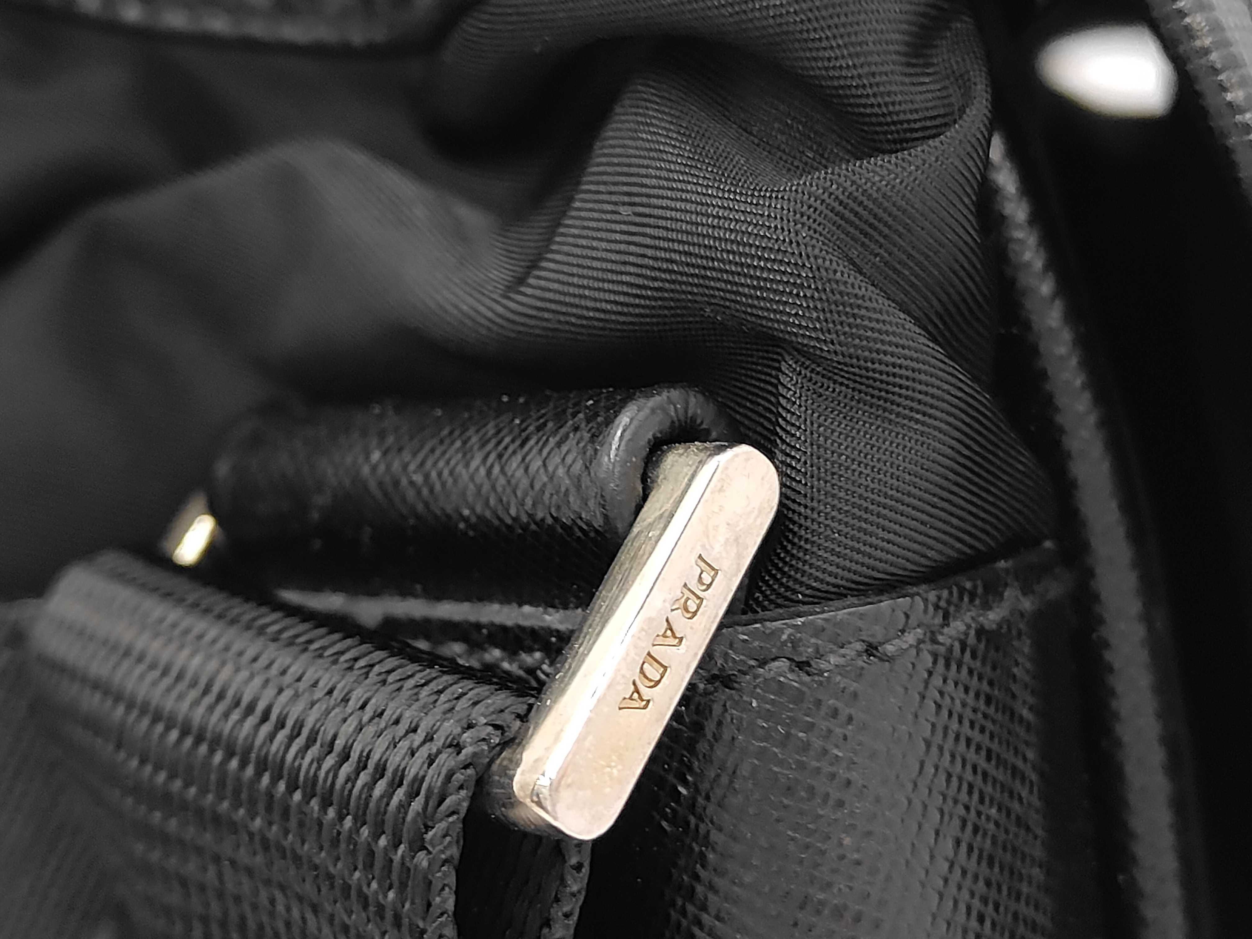 Nylon Prada Black Nylon Shoulder Bag — view 3