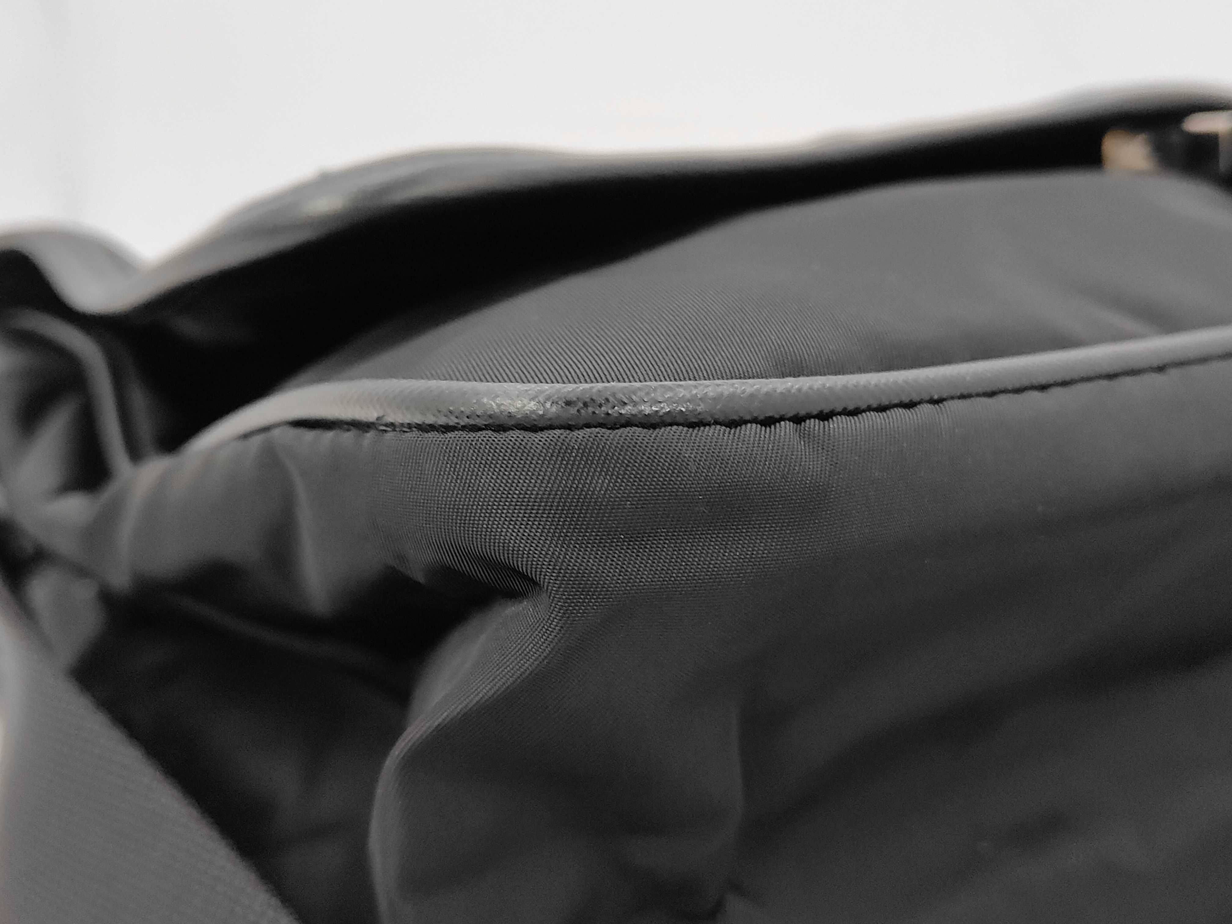 Nylon Prada Black Nylon Shoulder Bag — view 4