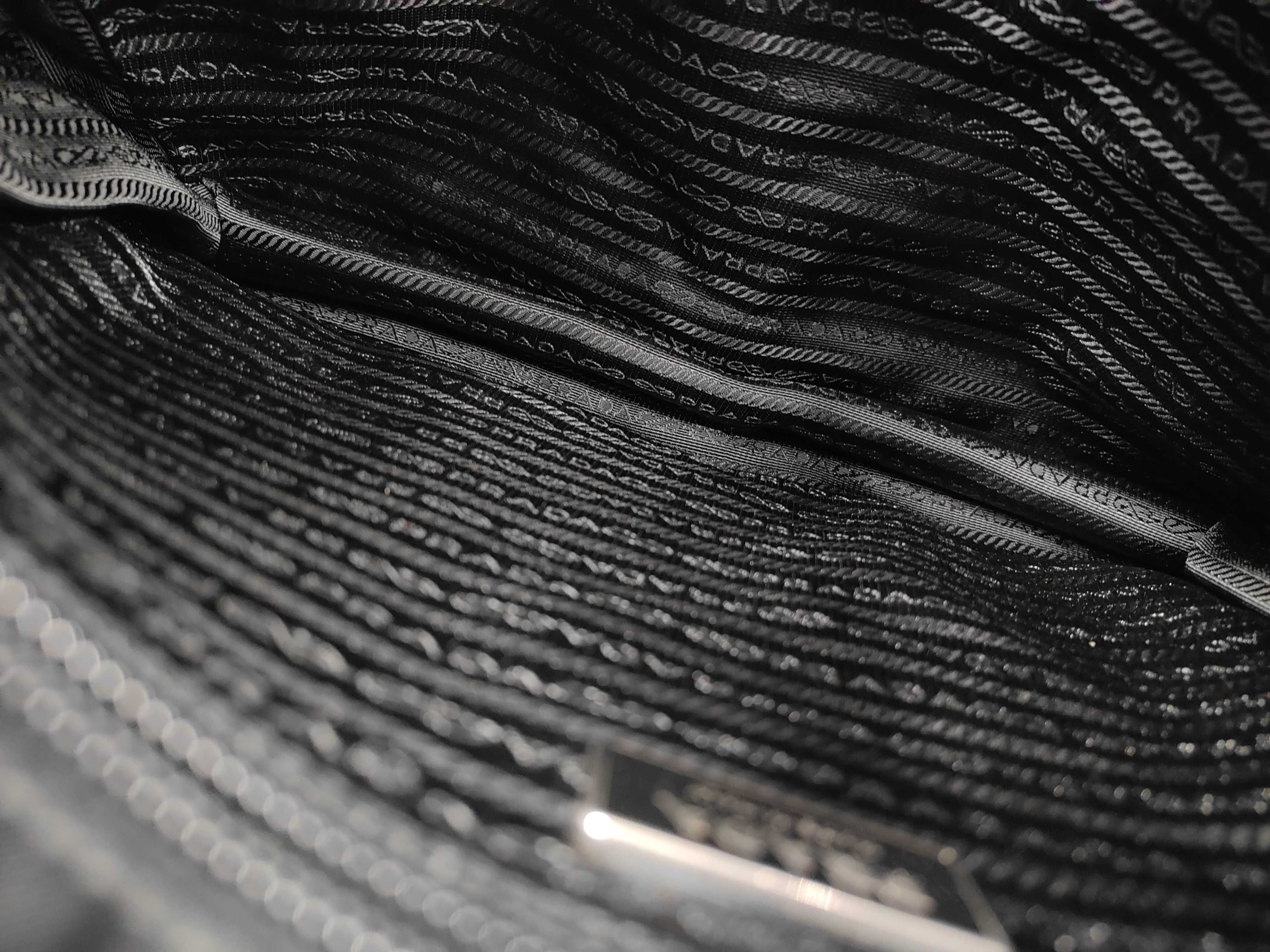 Nylon Prada Black Nylon Shoulder Bag — view 10