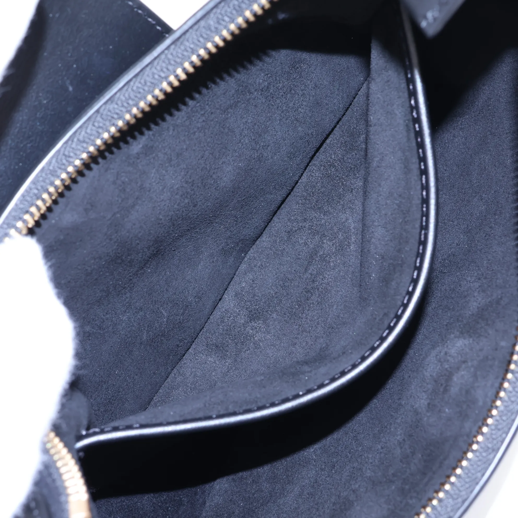 Ava Leather Shoulder Bag, Black — view 8