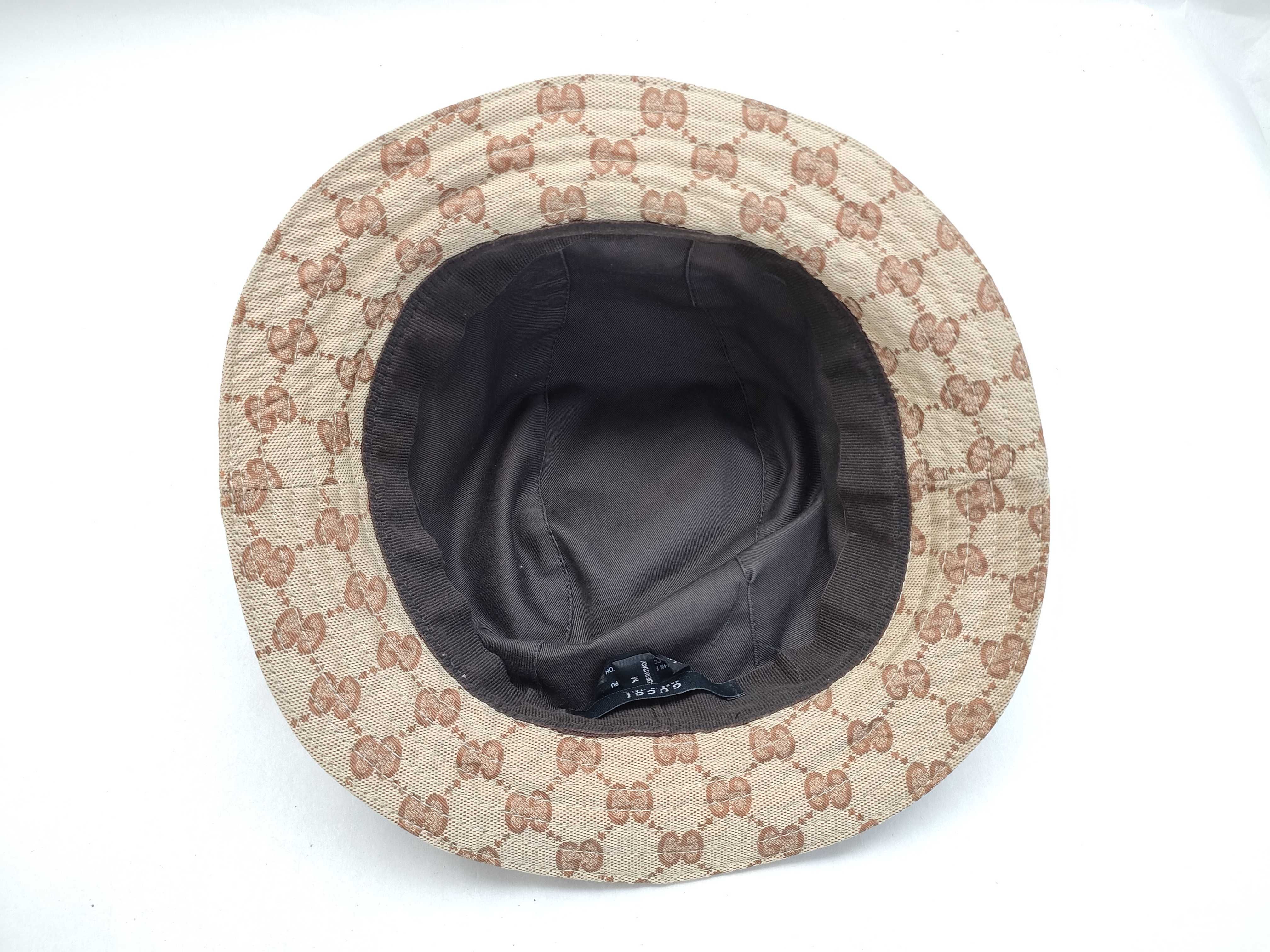 GG pattern Sherry line bucket hat with dust bag and other accessories. — view 6