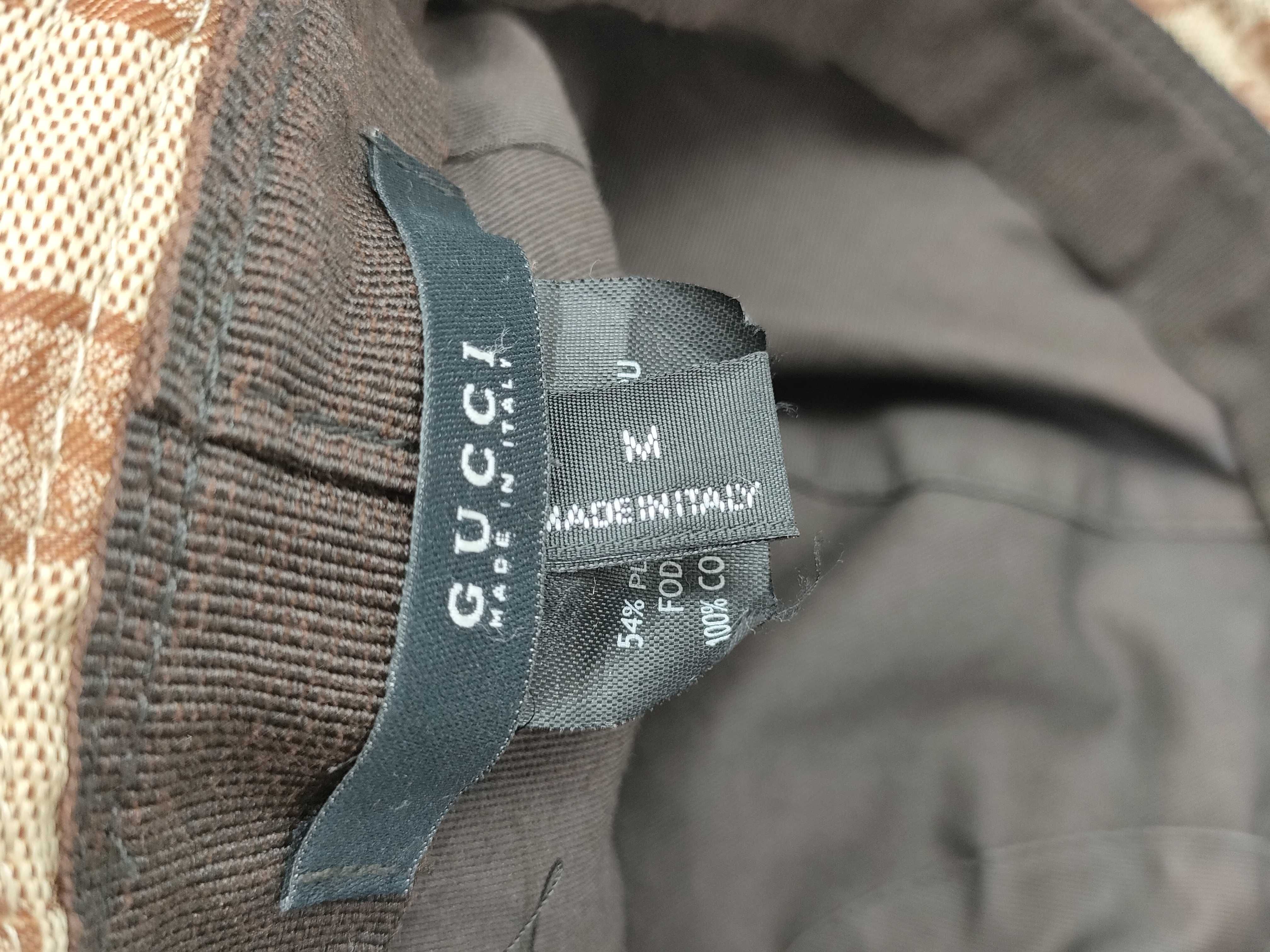 GG pattern Sherry line bucket hat with dust bag and other accessories. — view 8