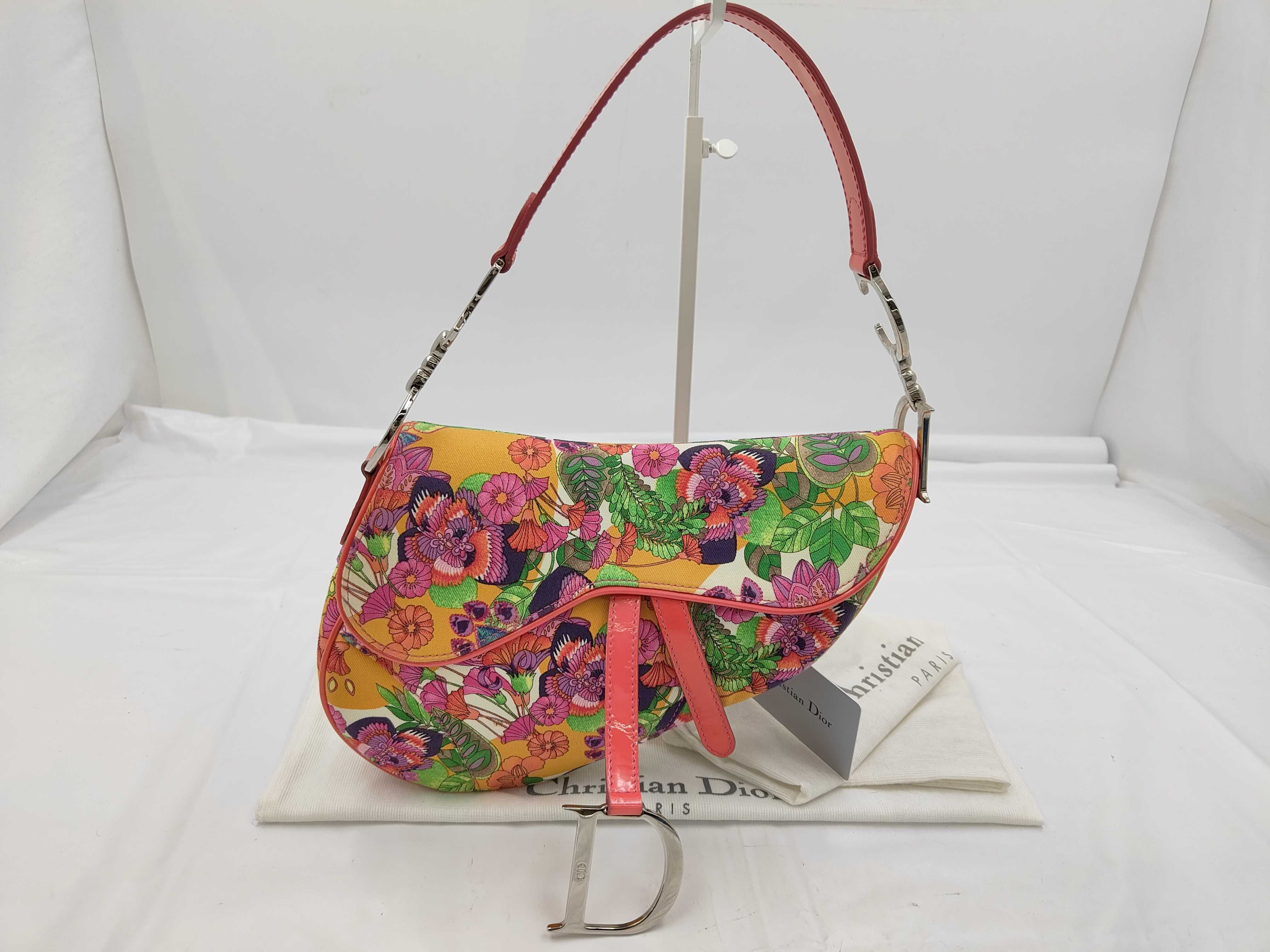 Saddle Bag Flower Shoulder Bag