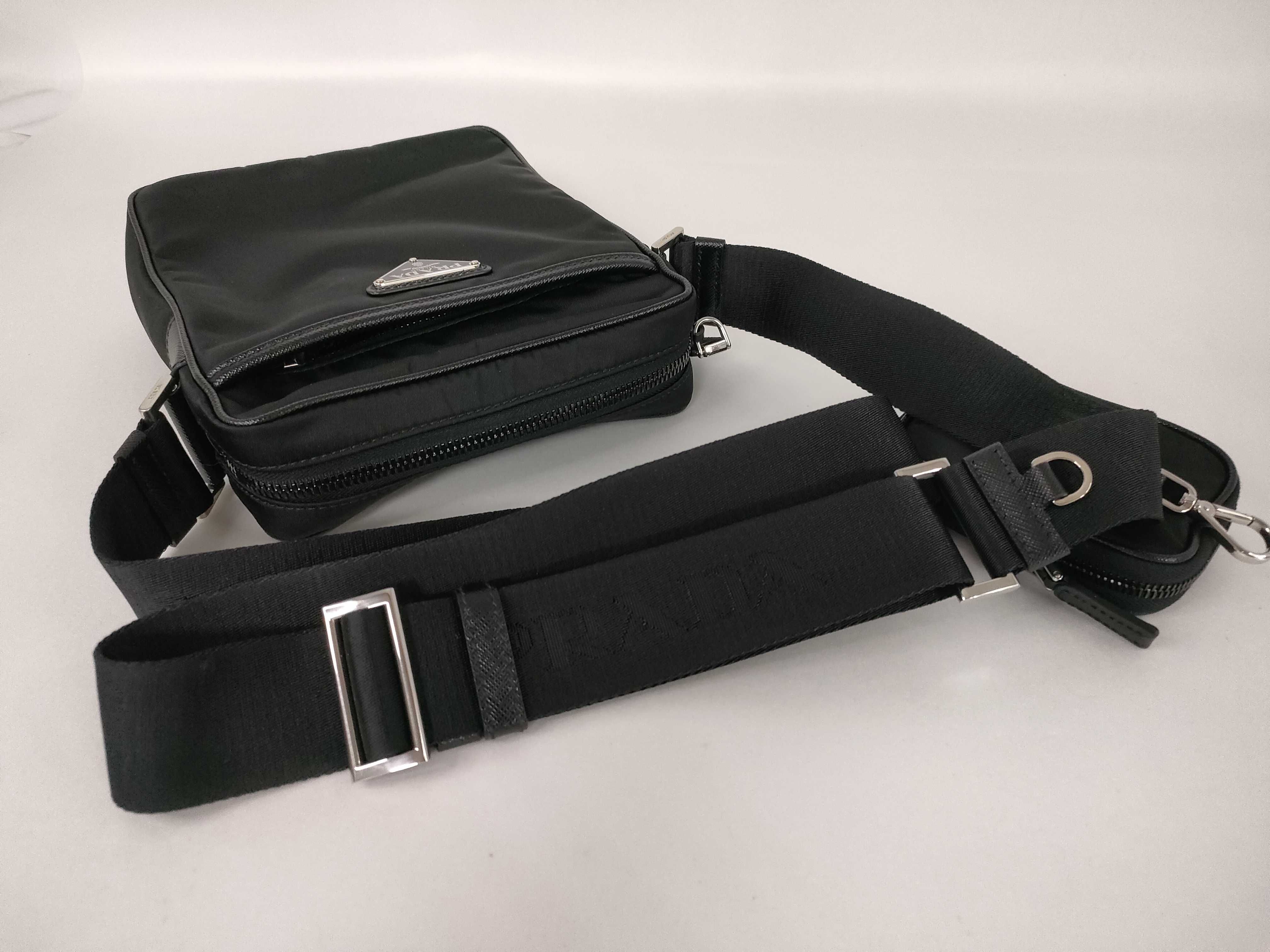 Nylon Shoulder Bag with Pouch 2VH112 — view 3
