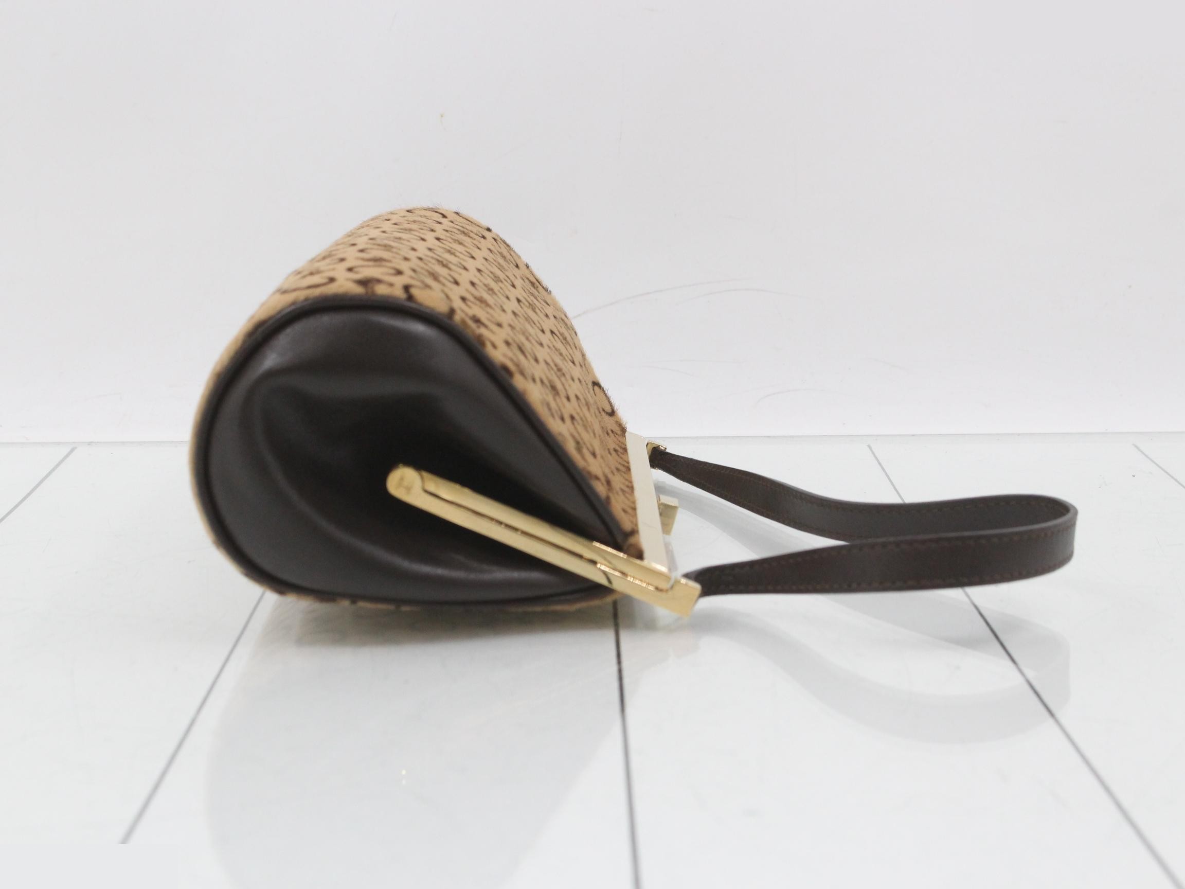 C Macadam Calf Hair One-Shoulder Bag — view 3