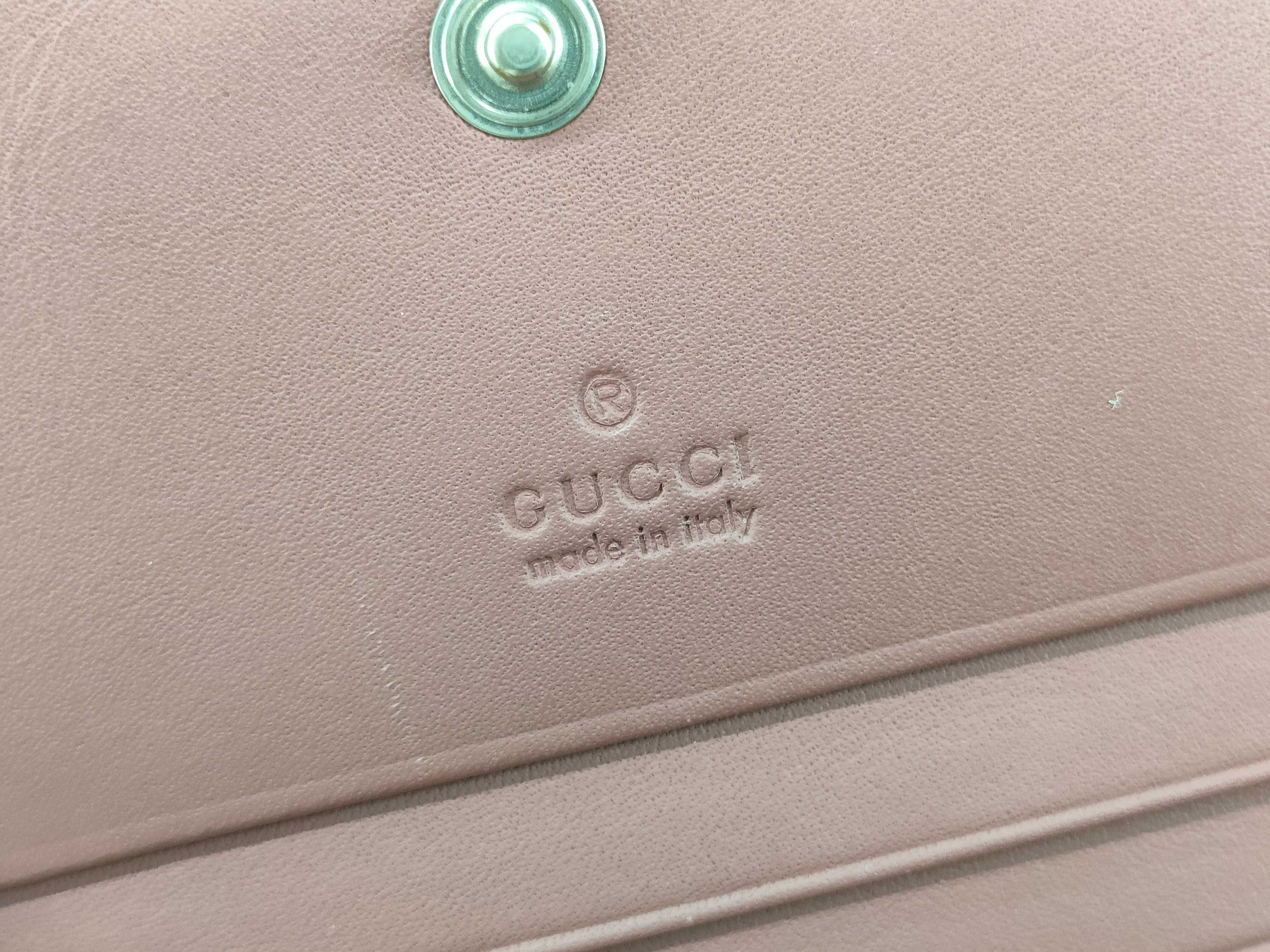 GG Supreme Gucci GG Blooms Compact Wallet — view 8