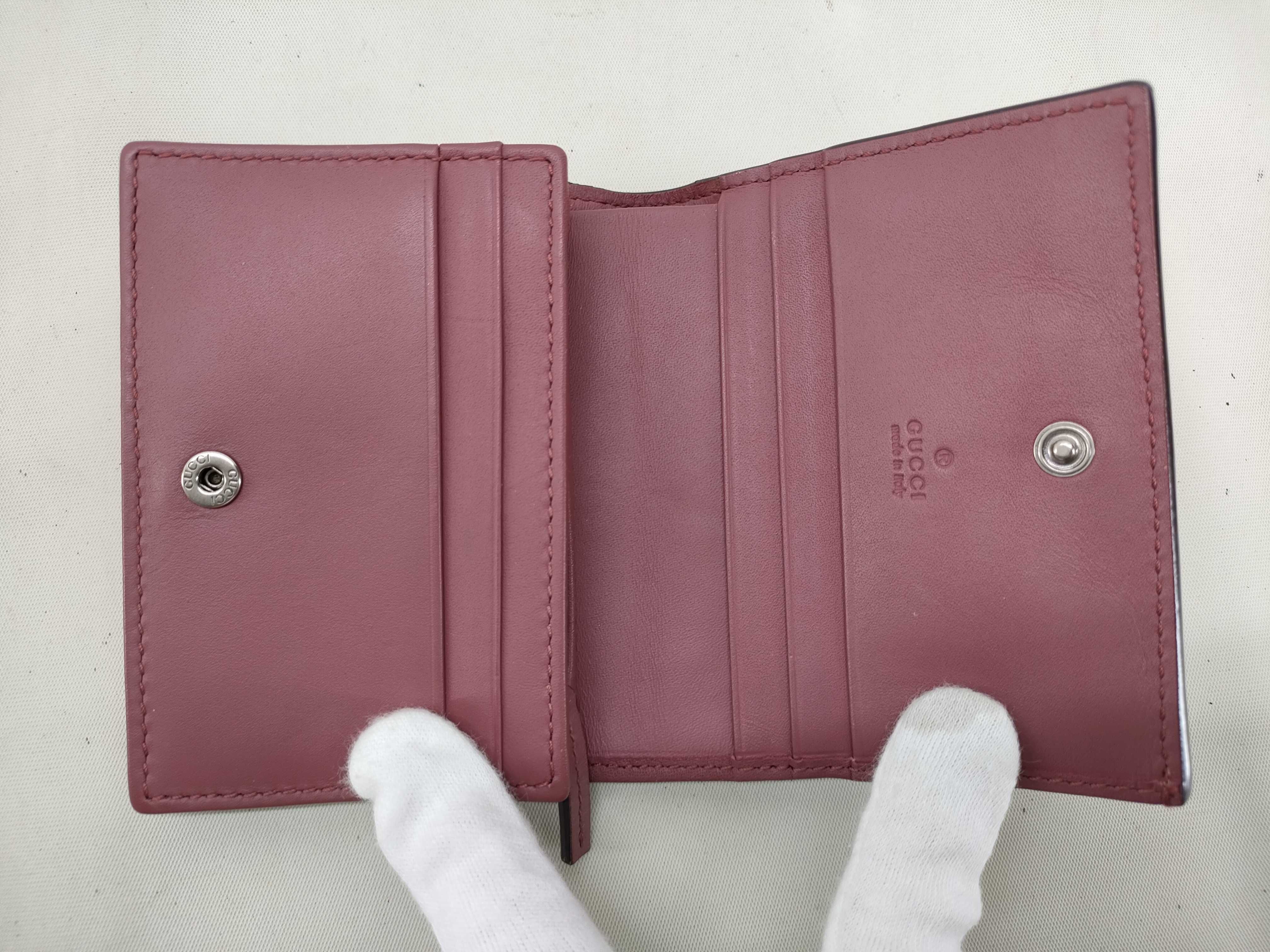 GG Supreme Gucci GG Blooms Compact Wallet — view 9