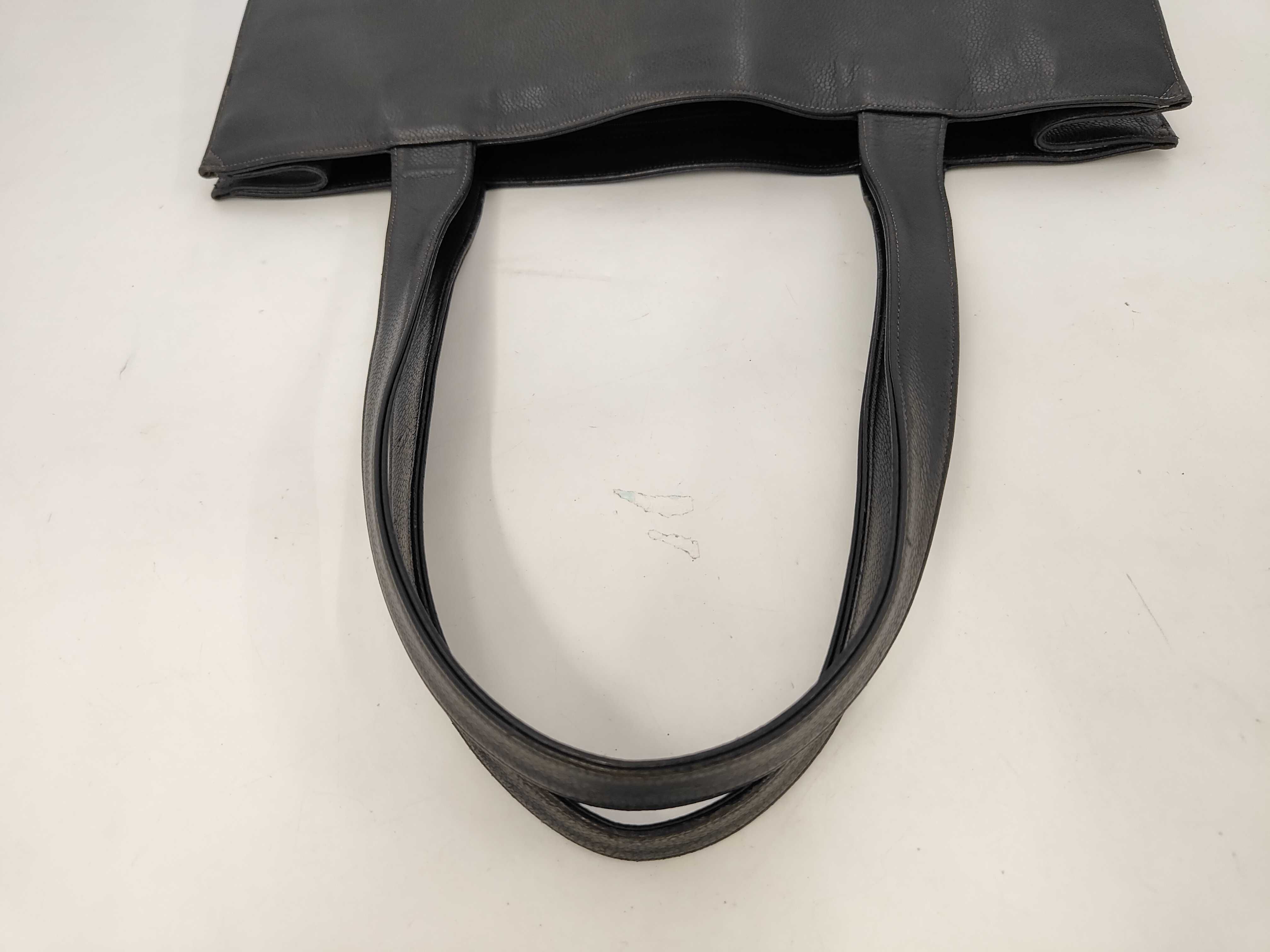 Caviar Skin Coco Mark Shoulder Tote Bag — view 5