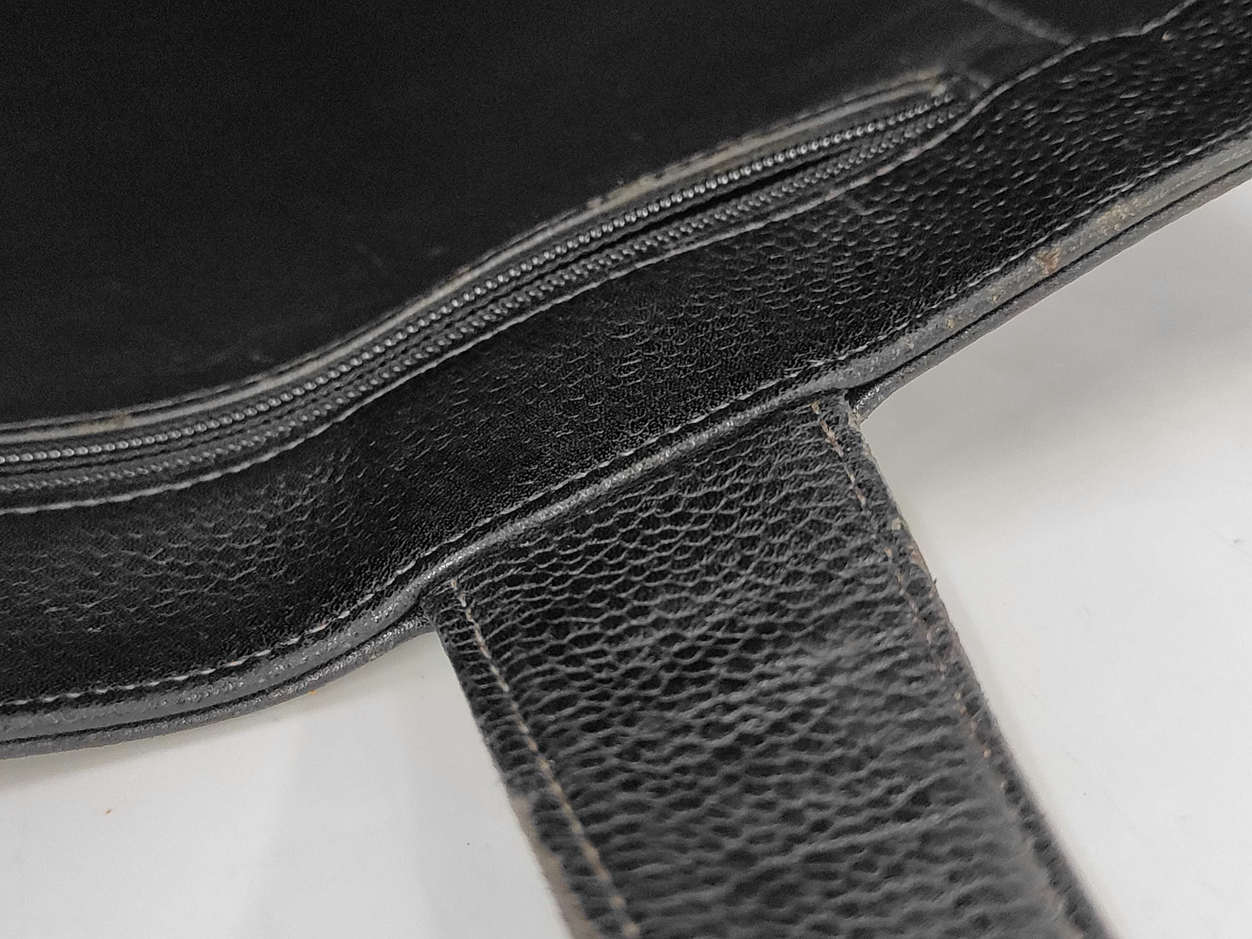 Caviar Skin Coco Mark Shoulder Tote Bag — view 7