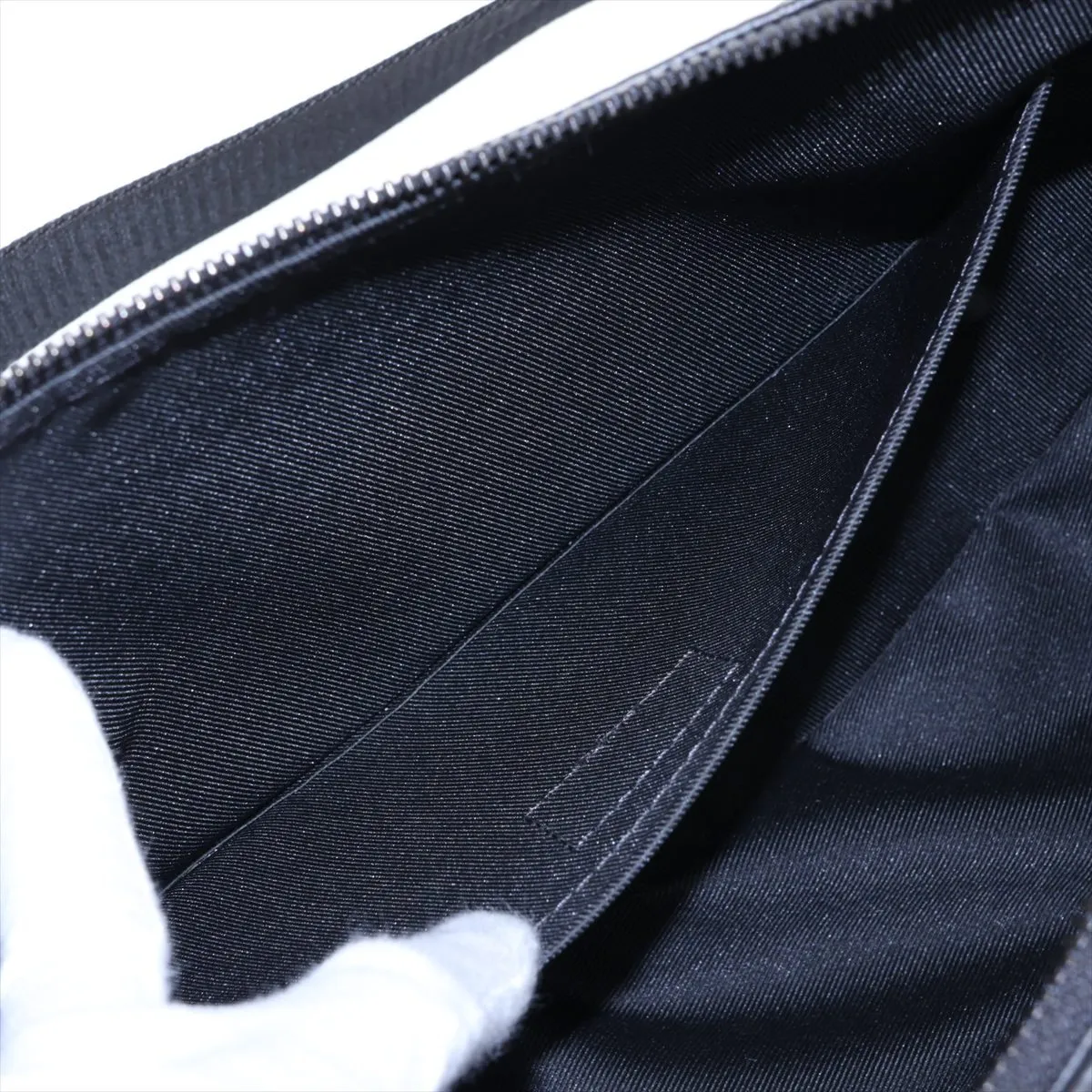 Monogram Shadow Hobo Hammock M12850 Black (RFID detected) — view 7