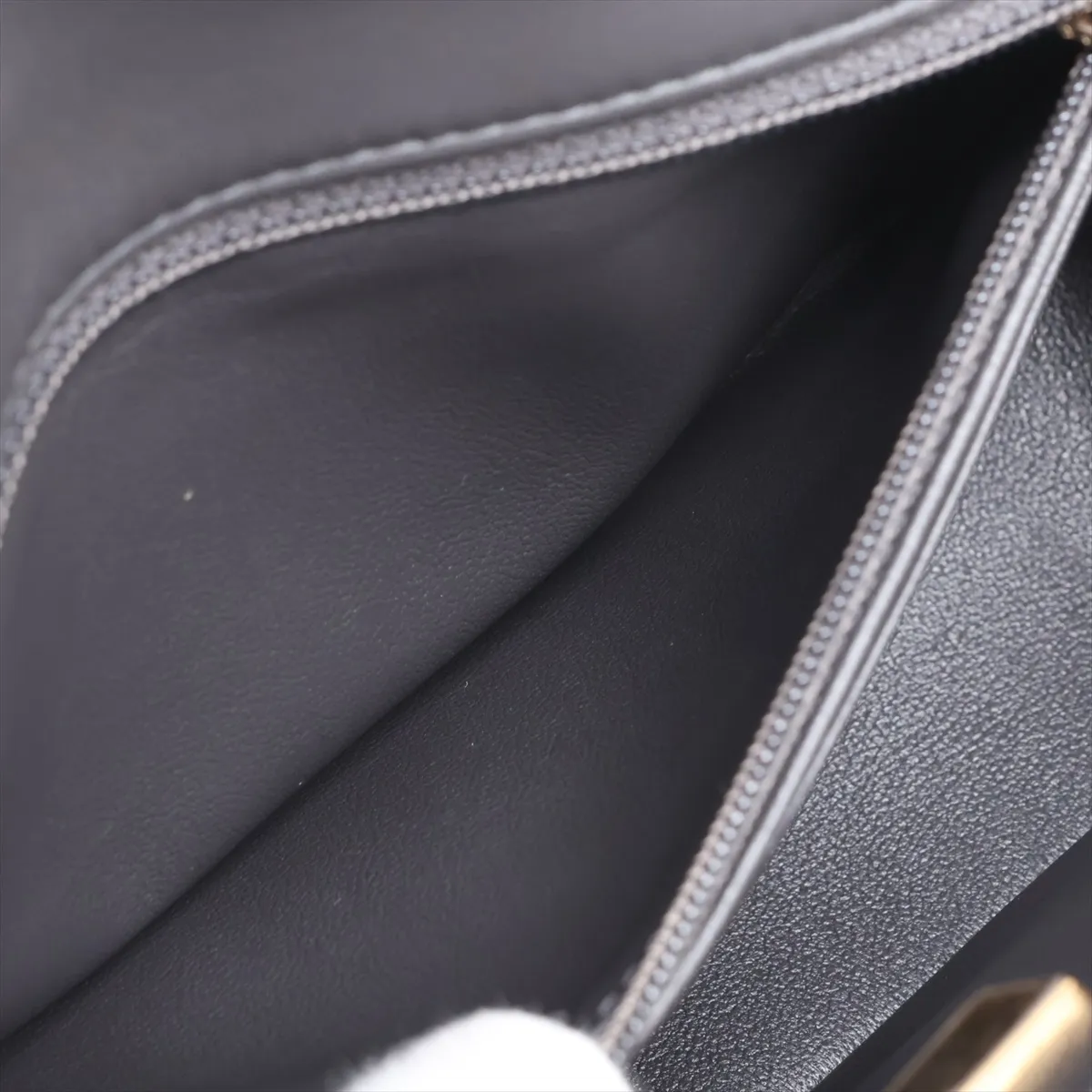[Individually packaged] Chanel Mini Matelassé 20 Lambskin Single Flap Single Chain Bag, Gray with Gold Hardware, NEEP0ELA Random Plate, A69900 — view 7
