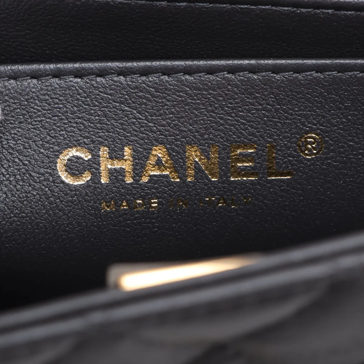 [Individually packaged] Chanel Mini Matelassé 20 Lambskin Single Flap Single Chain Bag, Gray with Gold Hardware, NEEP0ELA Random Plate, A69900 — view 8