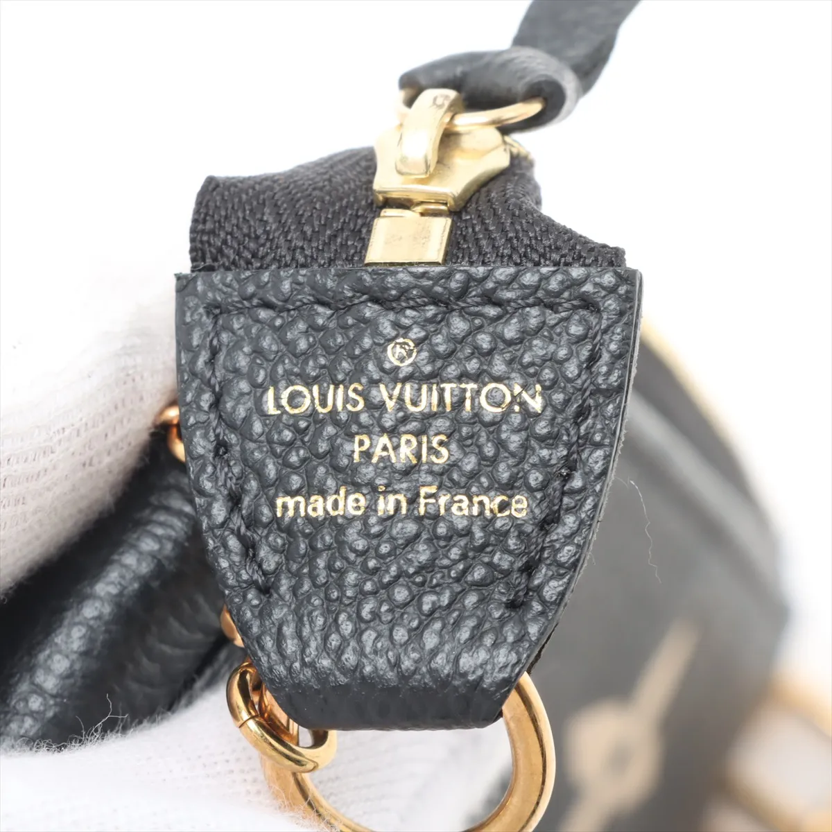Monogram Empreinte Mini Pochette Accessoires M80732 Black (RFID detected) — view 8