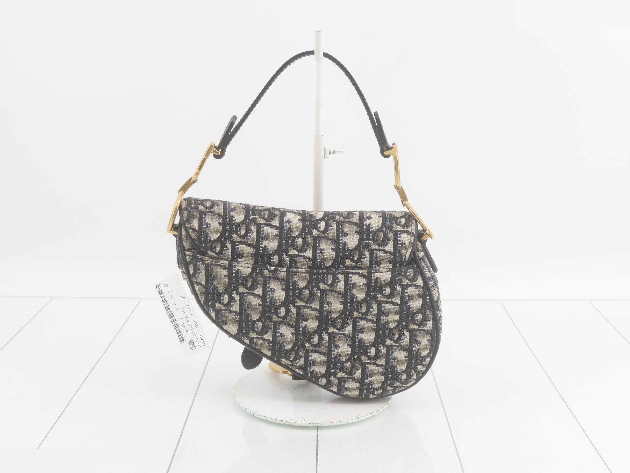 Trotter Shoulder Bag, Saddle, Oblique Canvas — view 2