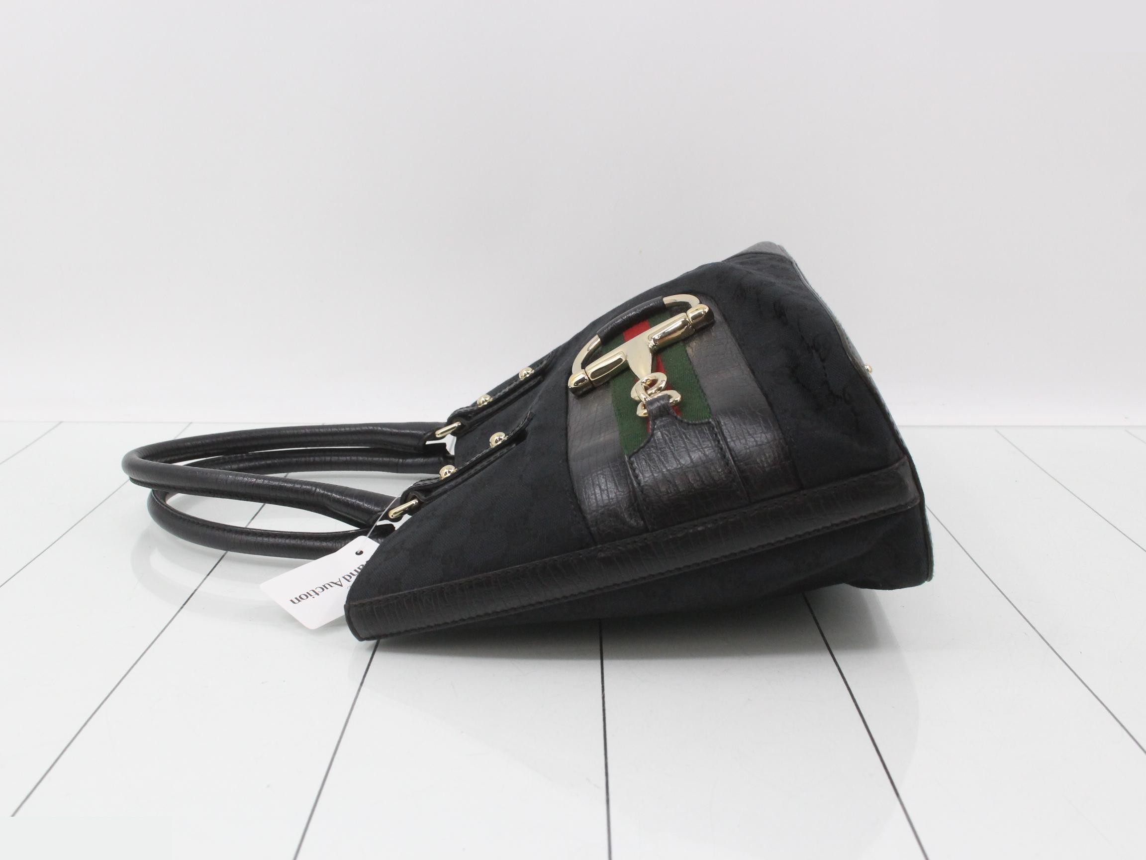 GG Canvas Horsebit Sherry Handbag — view 4