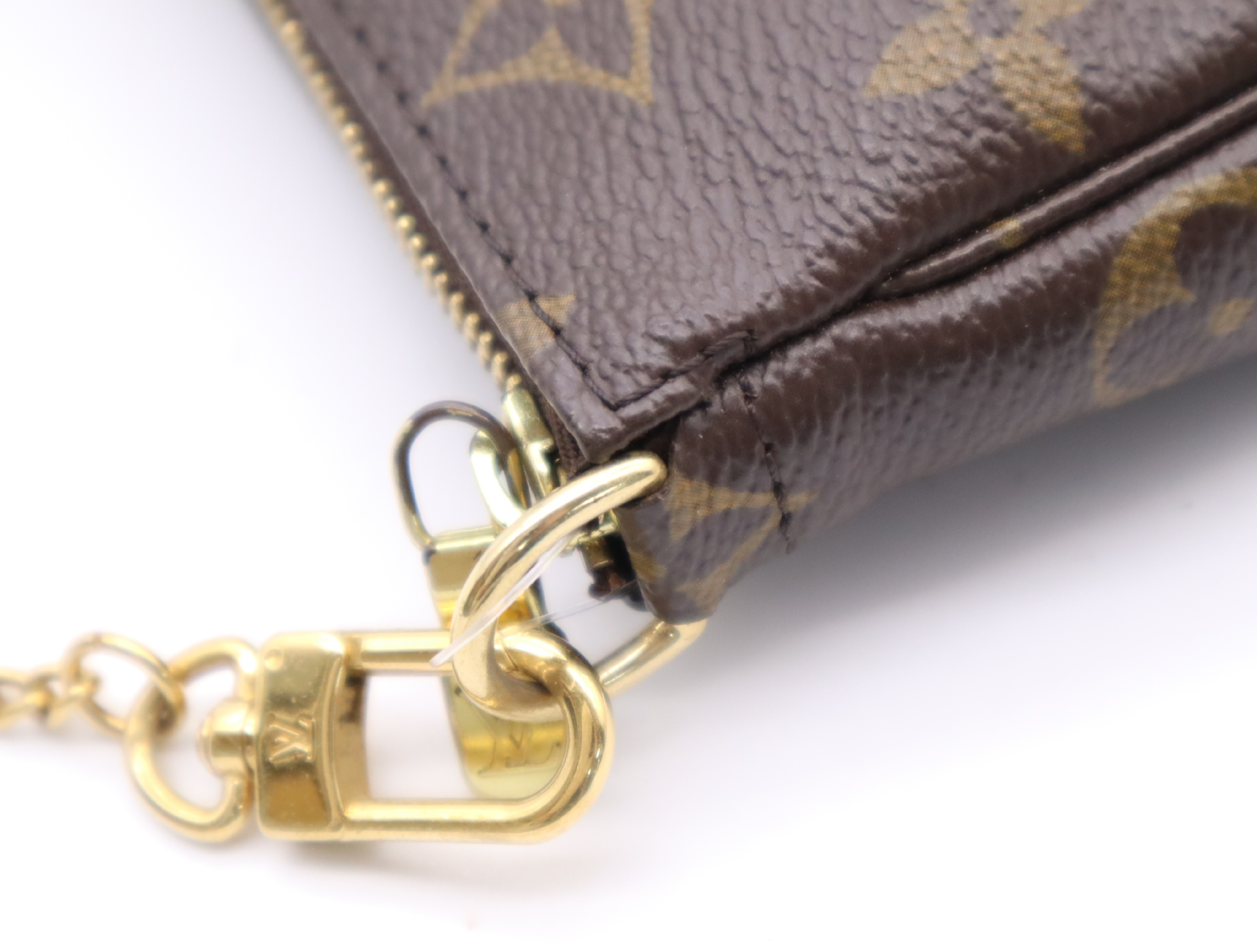 M58009 Monogram Mini Pochette Accessoires Pouch — view 9
