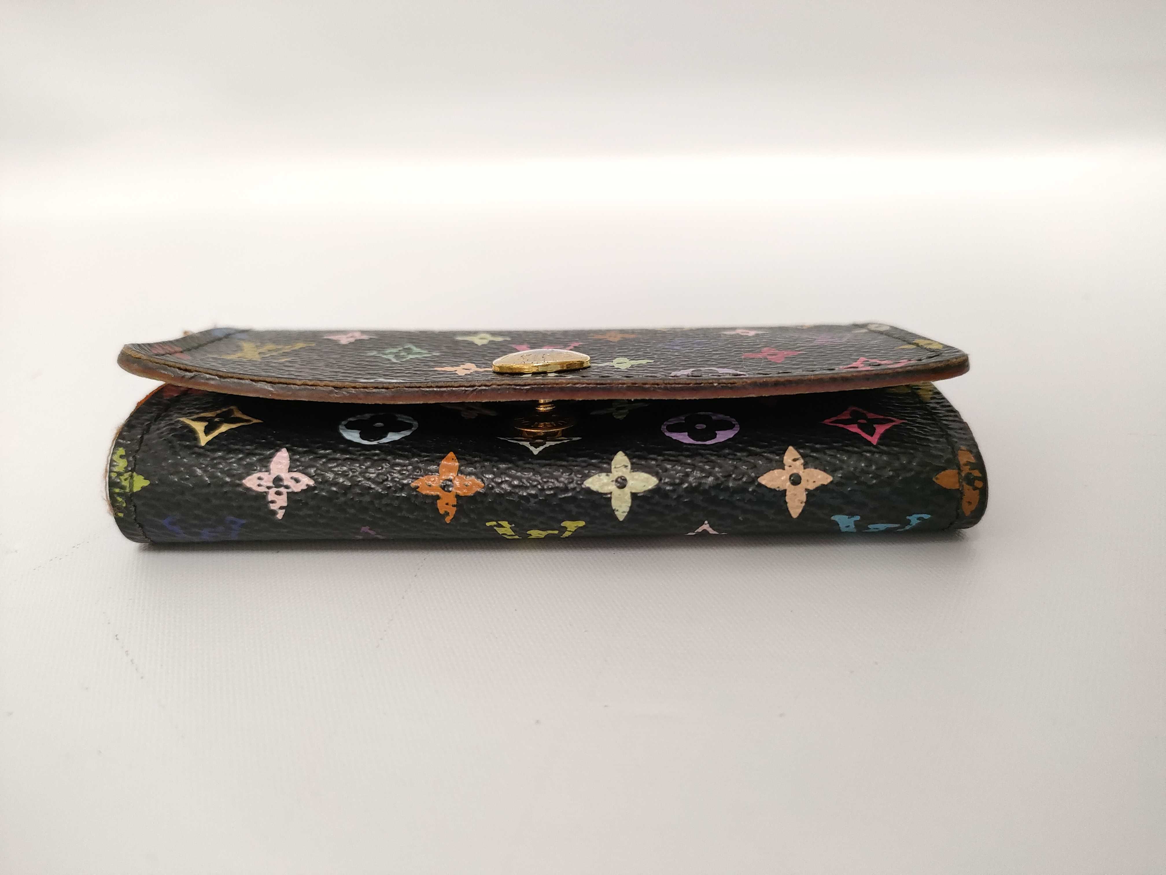 Monogram Multicolor Louis Vuitton Monogram Multicolor Multicles 4 Noir CT1102 M60044 Key Case — view 5