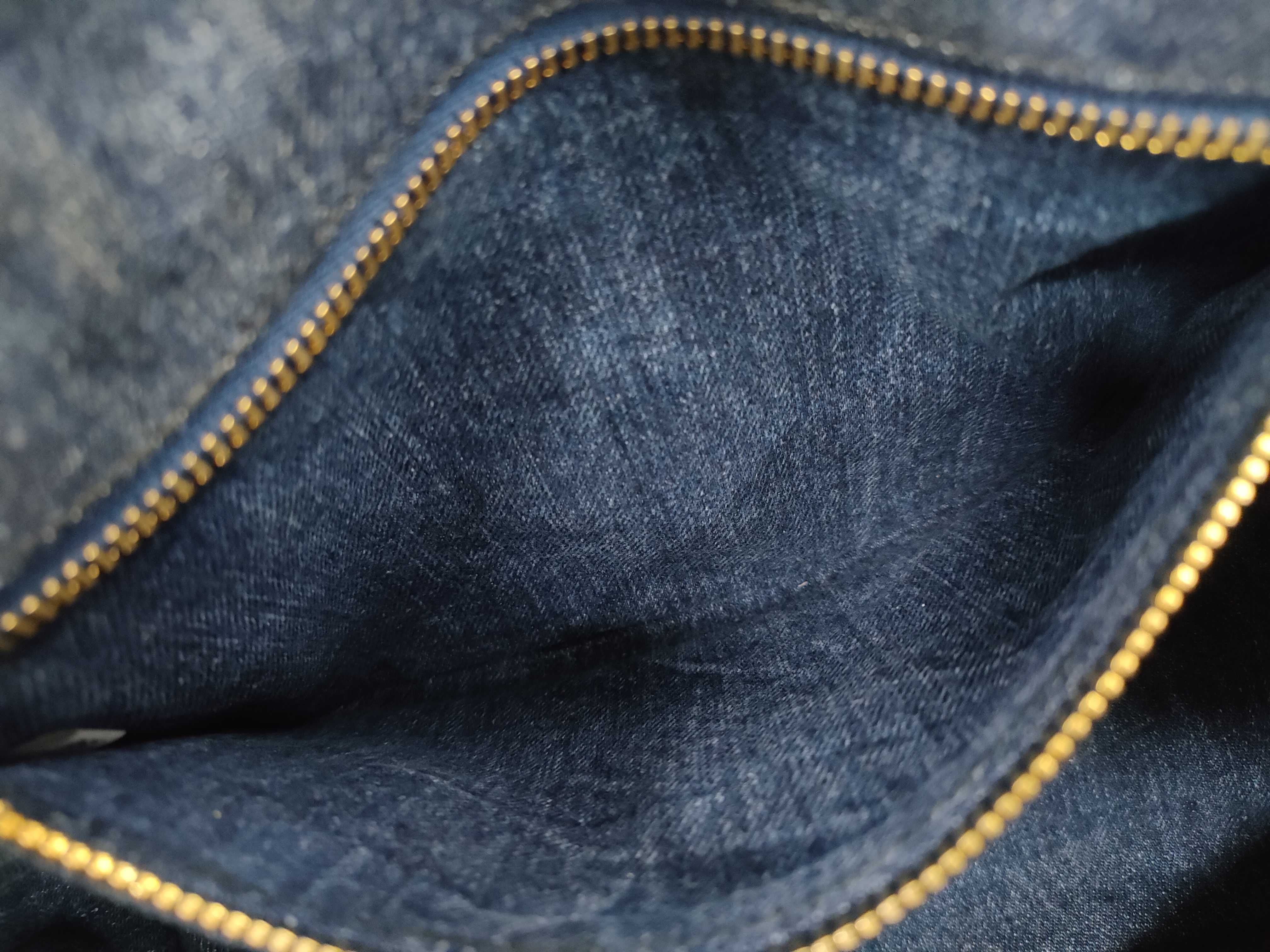 Canapa Denim Handbag Navy Tote Bag — view 11