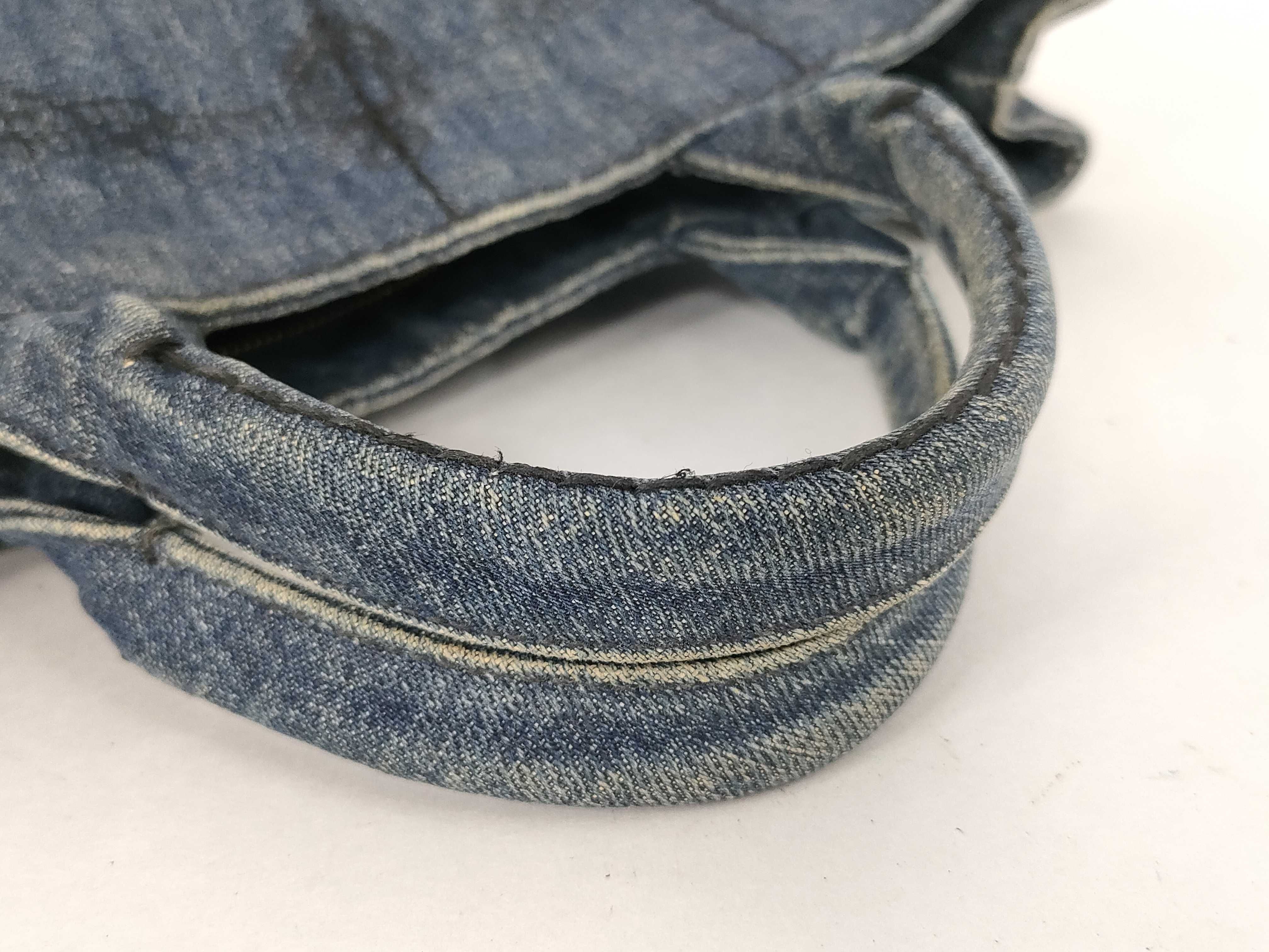 Canapa Denim Handbag Navy Tote Bag — view 4
