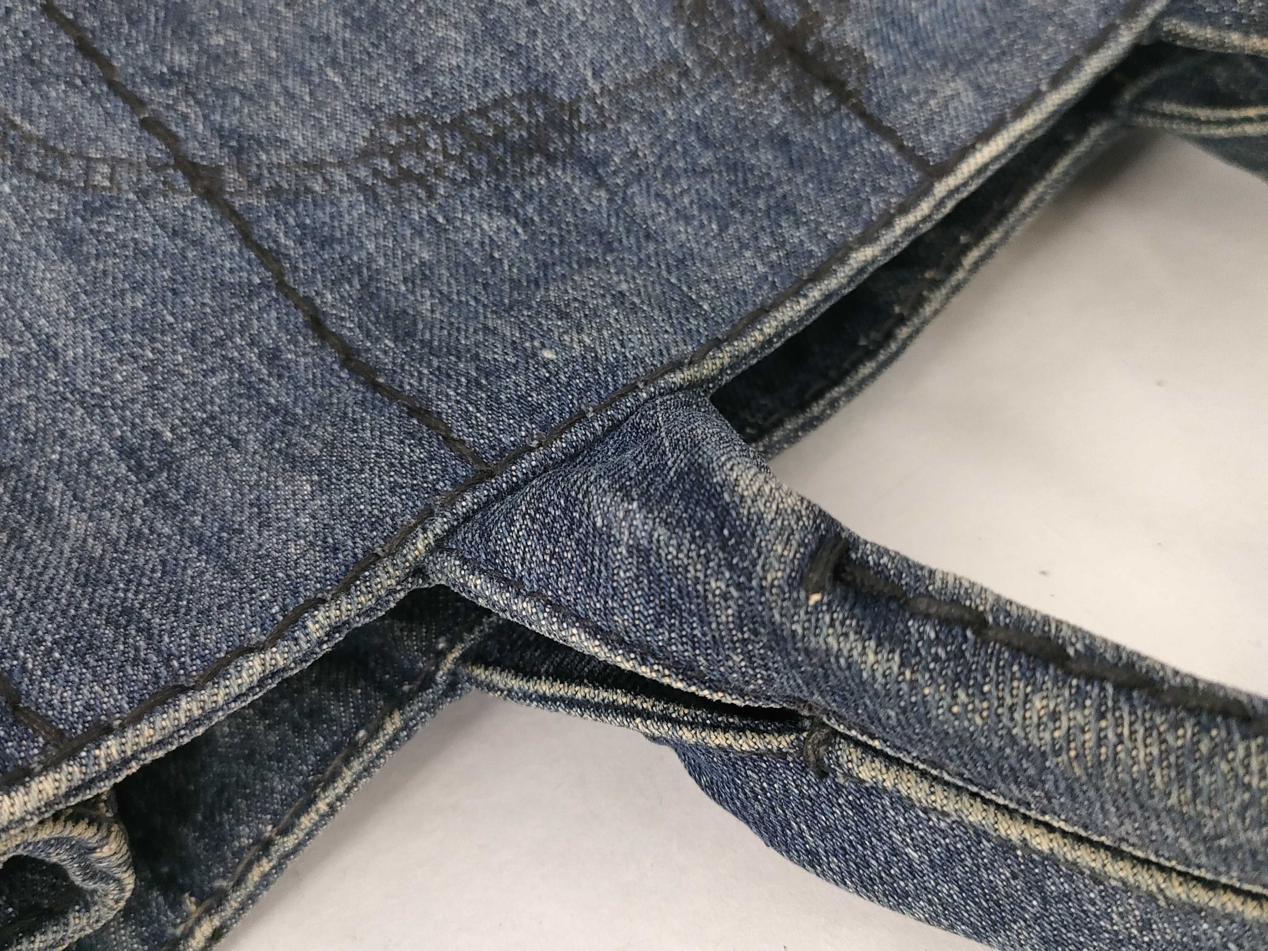 Canapa Denim Handbag Navy Tote Bag — view 5