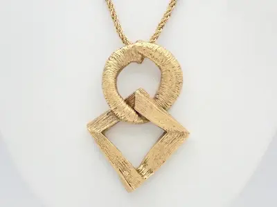 GP Necklace, chain approximately 50cm