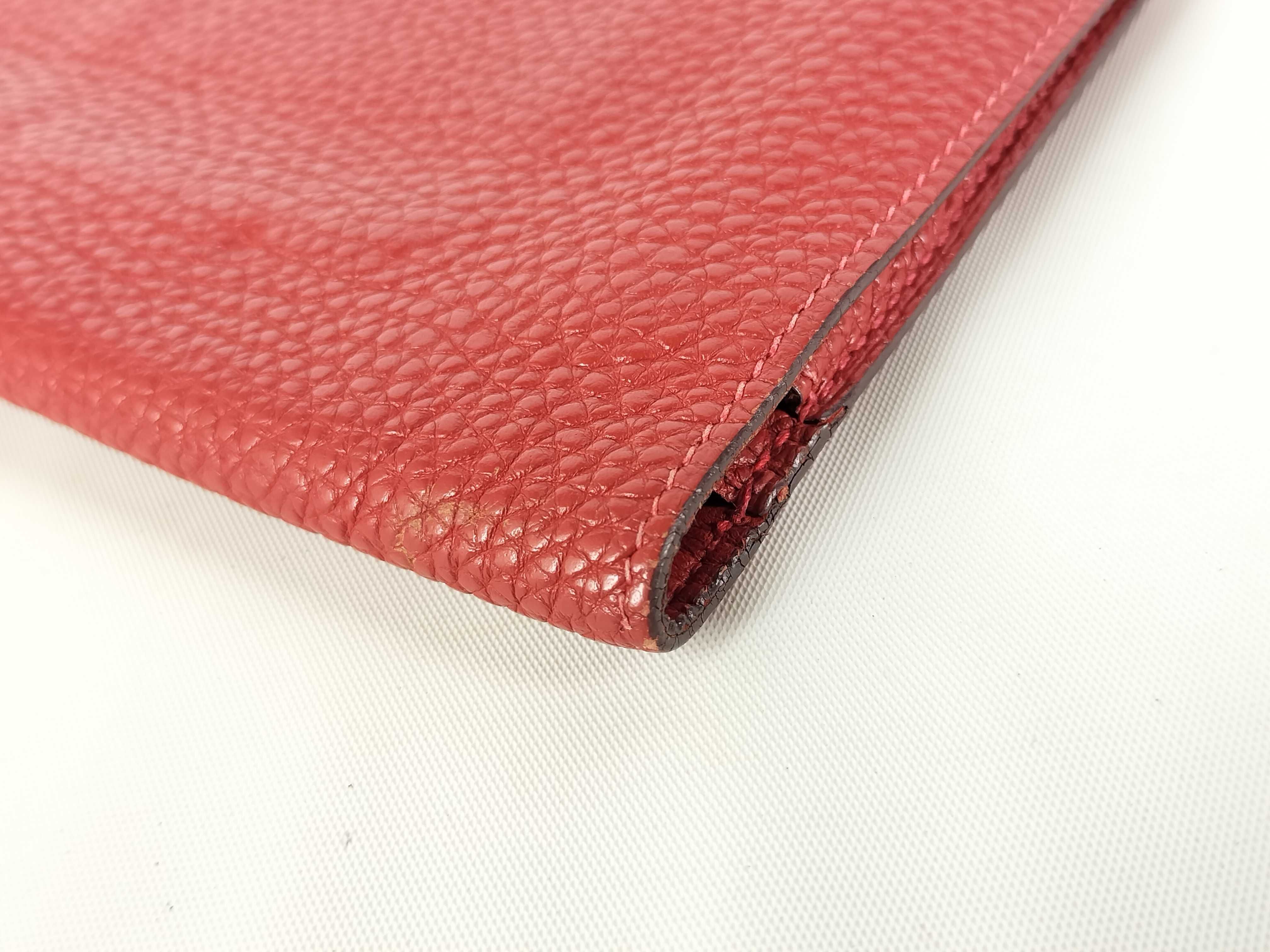 Dogon X stamp Dogon Duo GM Swift long wallet Red — view 2