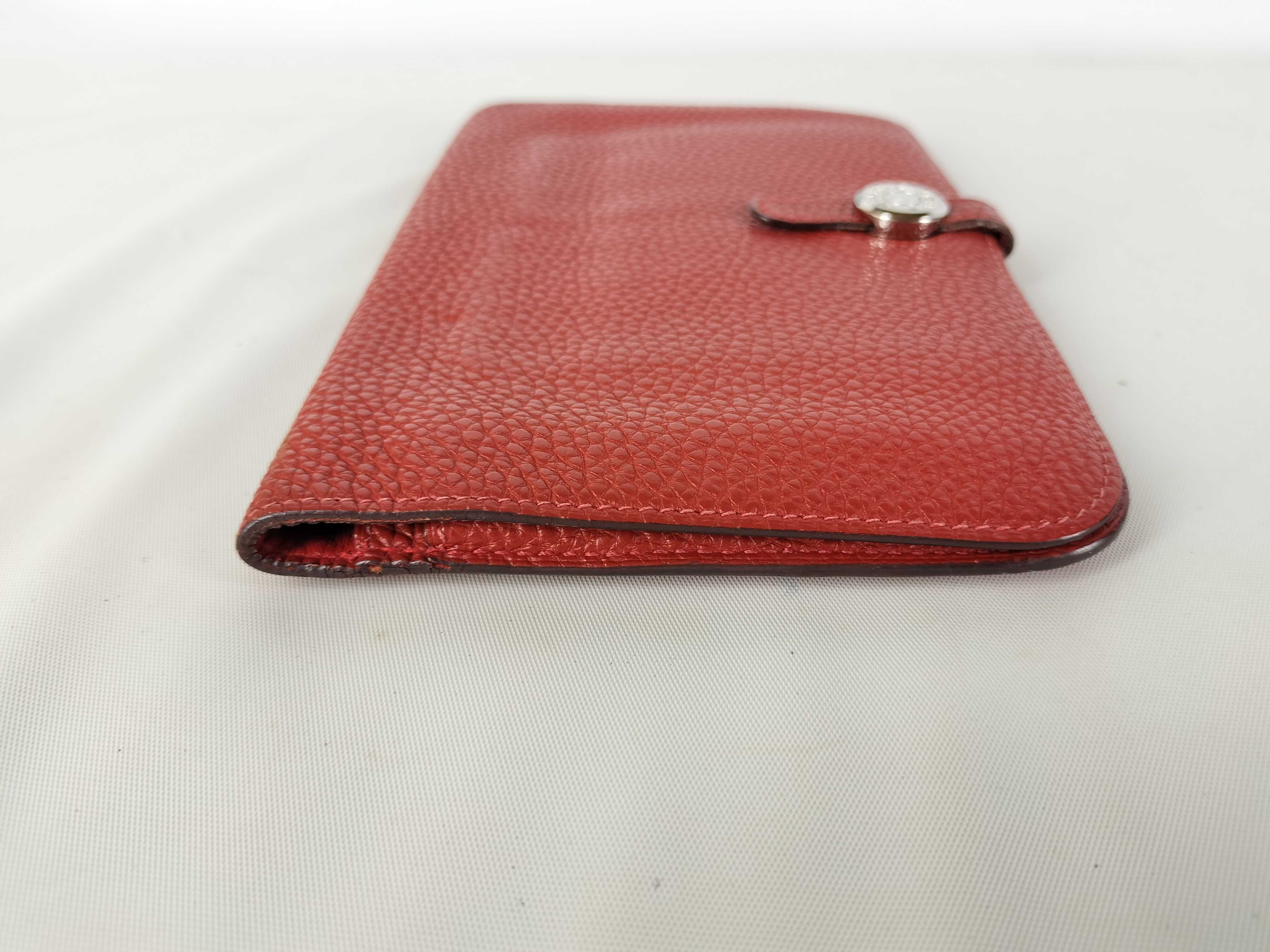 Dogon X stamp Dogon Duo GM Swift long wallet Red — view 3