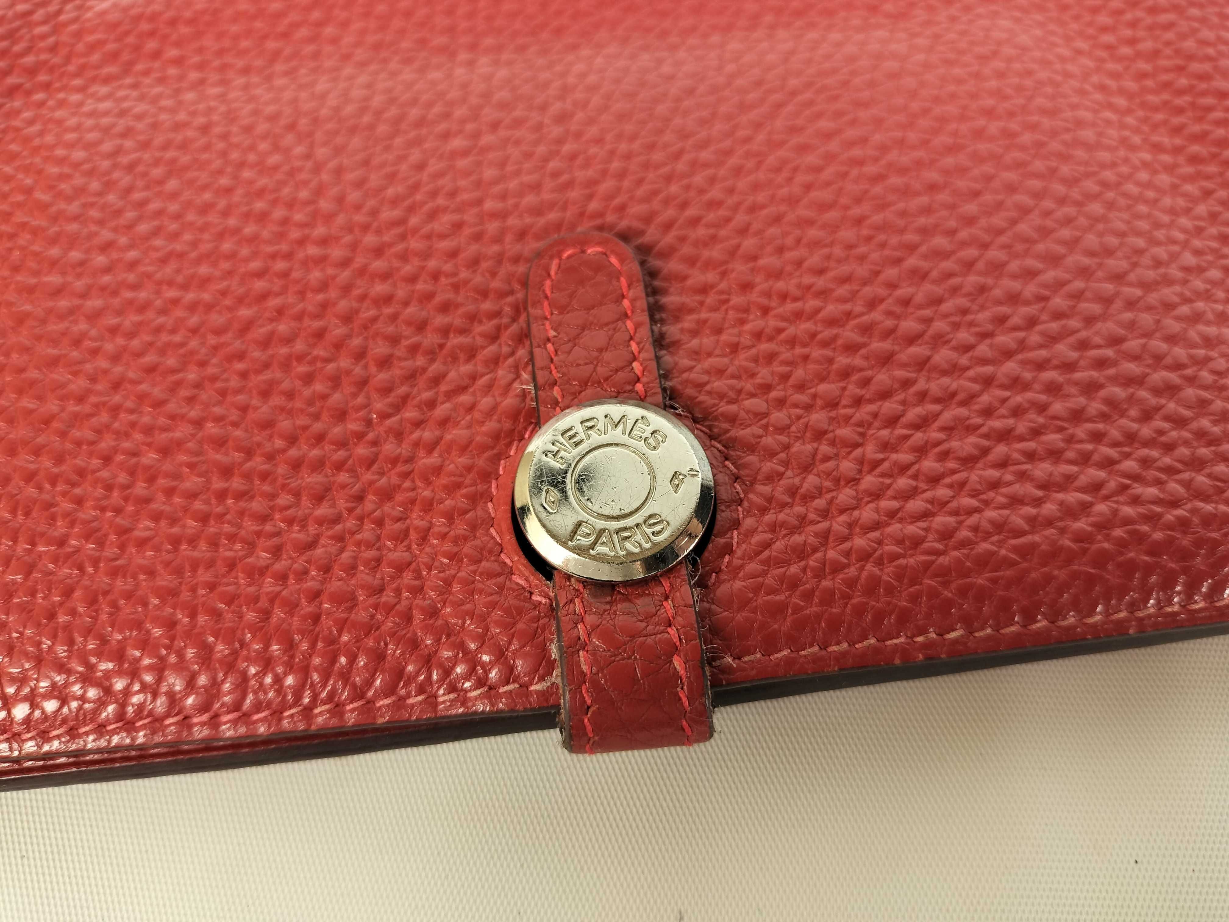 Dogon X stamp Dogon Duo GM Swift long wallet Red — view 4