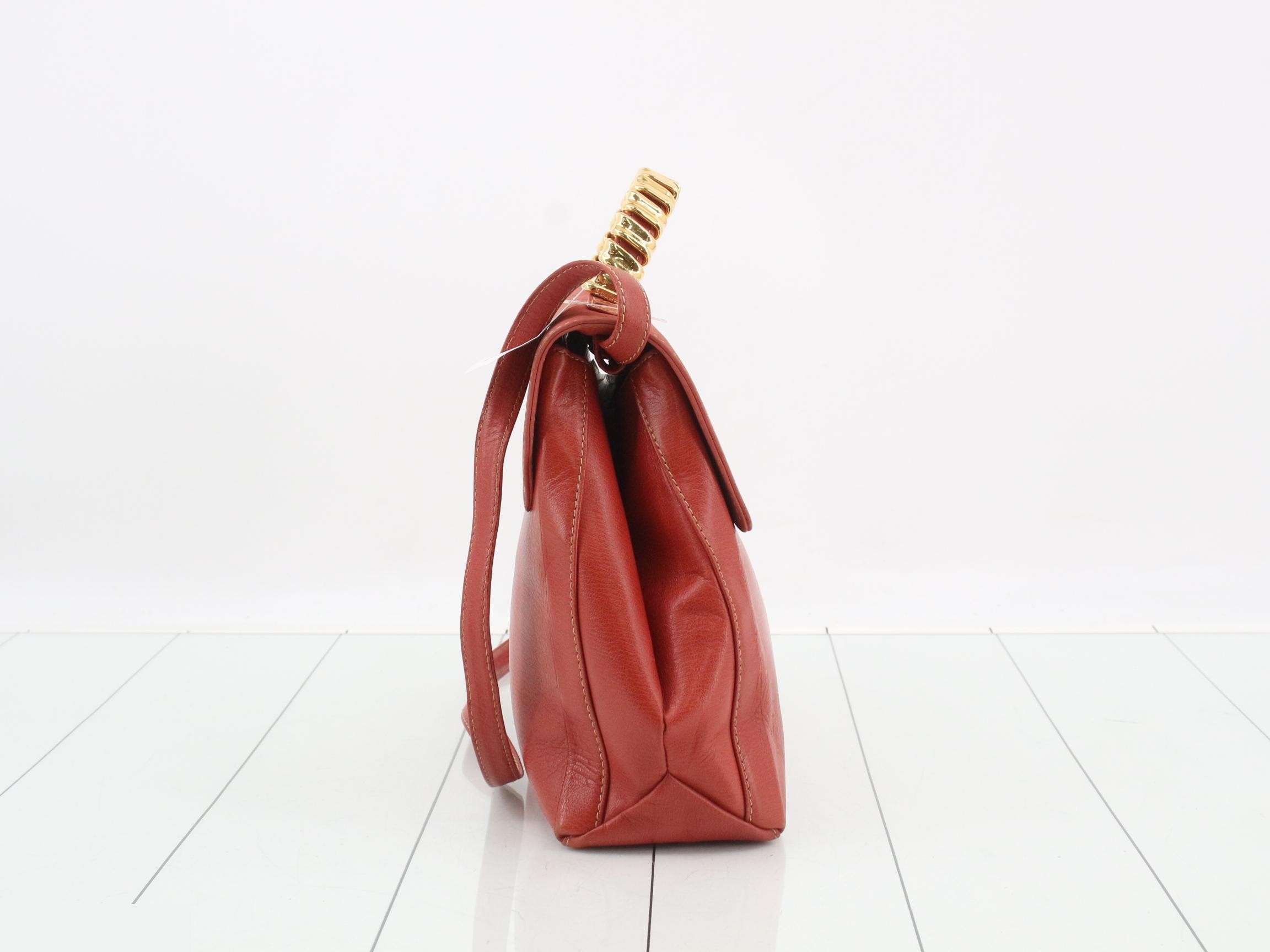2-Way Leather Velázquez Shoulder Handbag — view 4