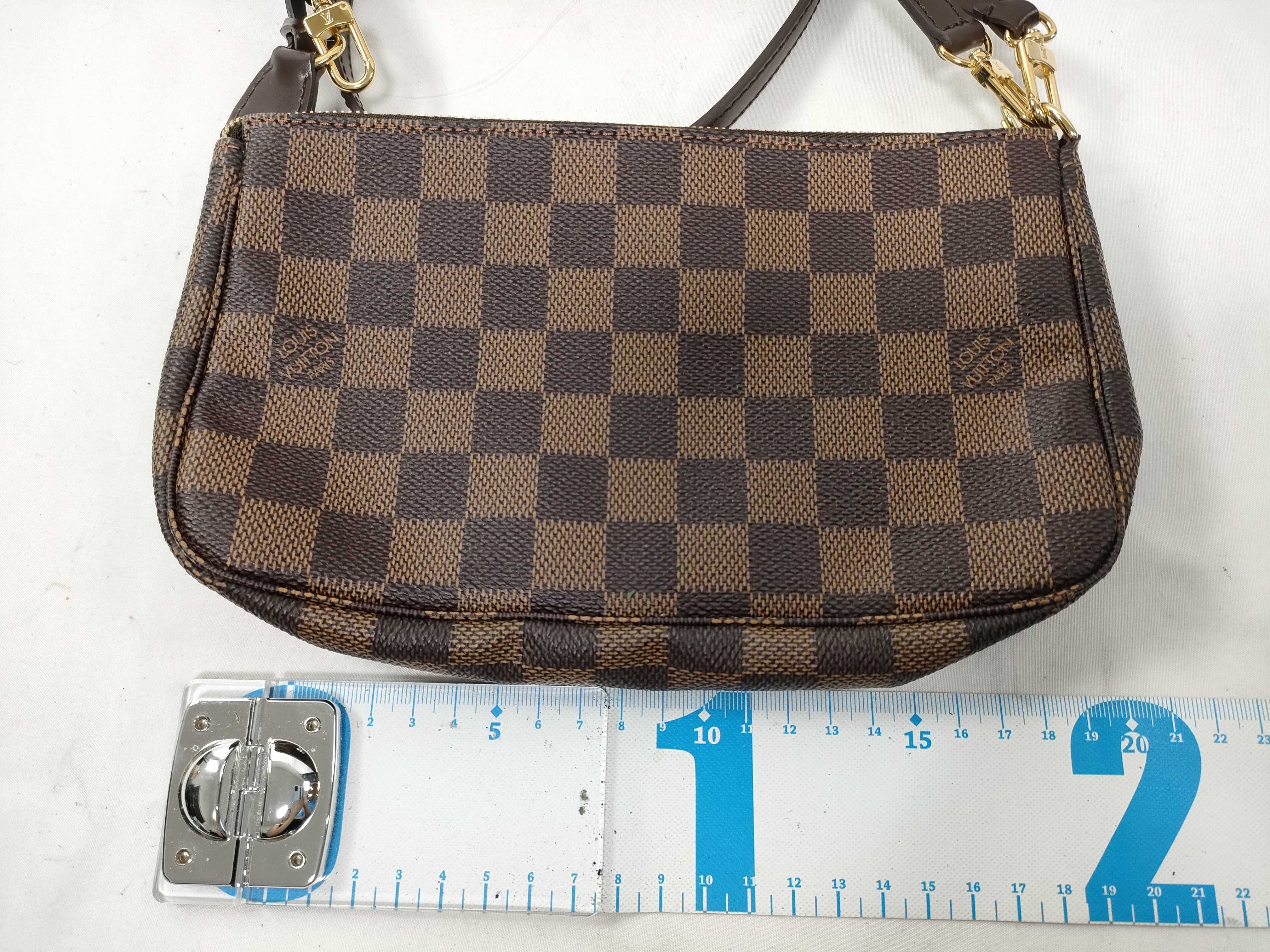 Damier Pochette Accessoires N51985 CA4160 Brown Pouch — view 2