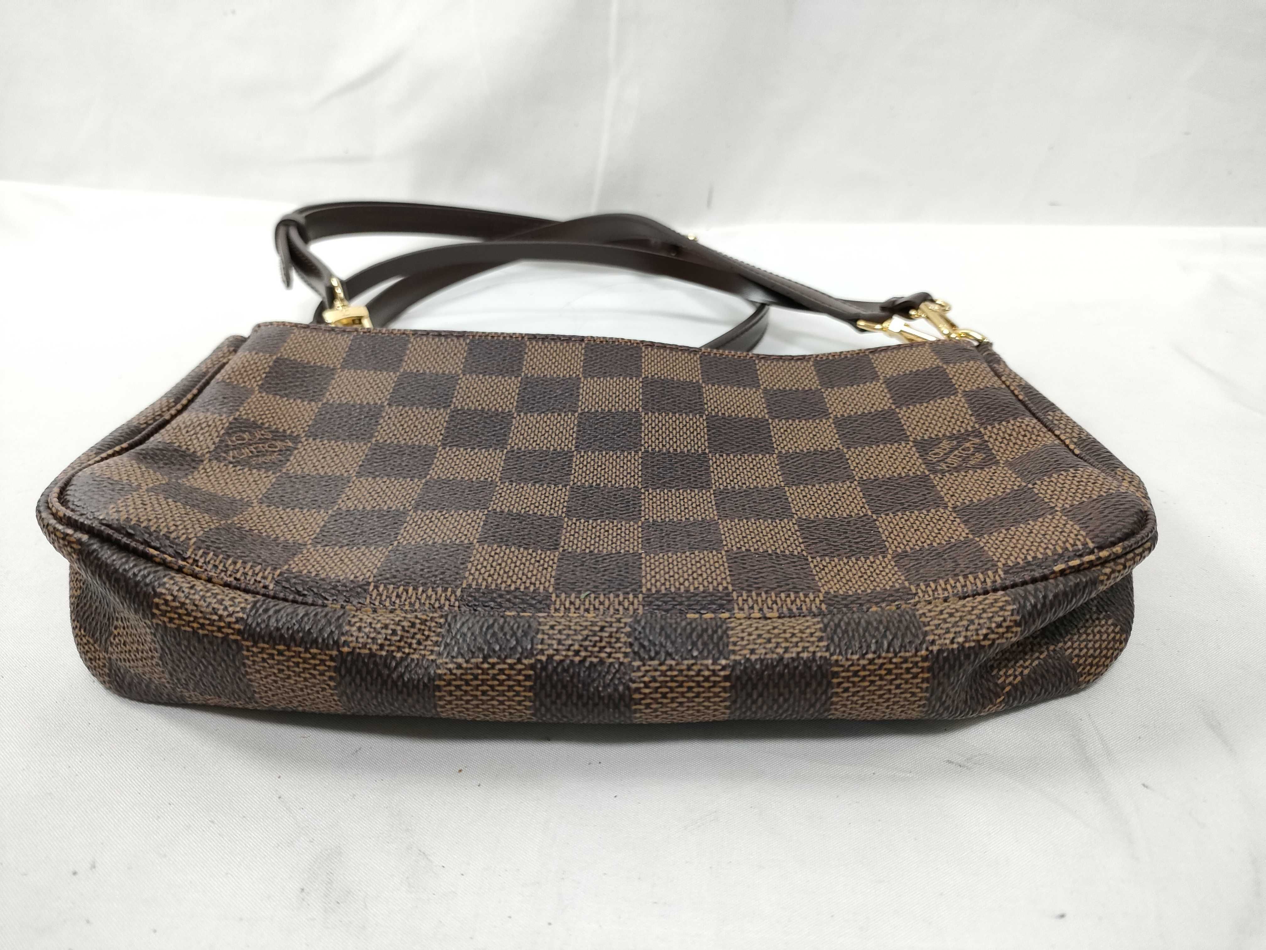 Damier Pochette Accessoires N51985 CA4160 Brown Pouch — view 3