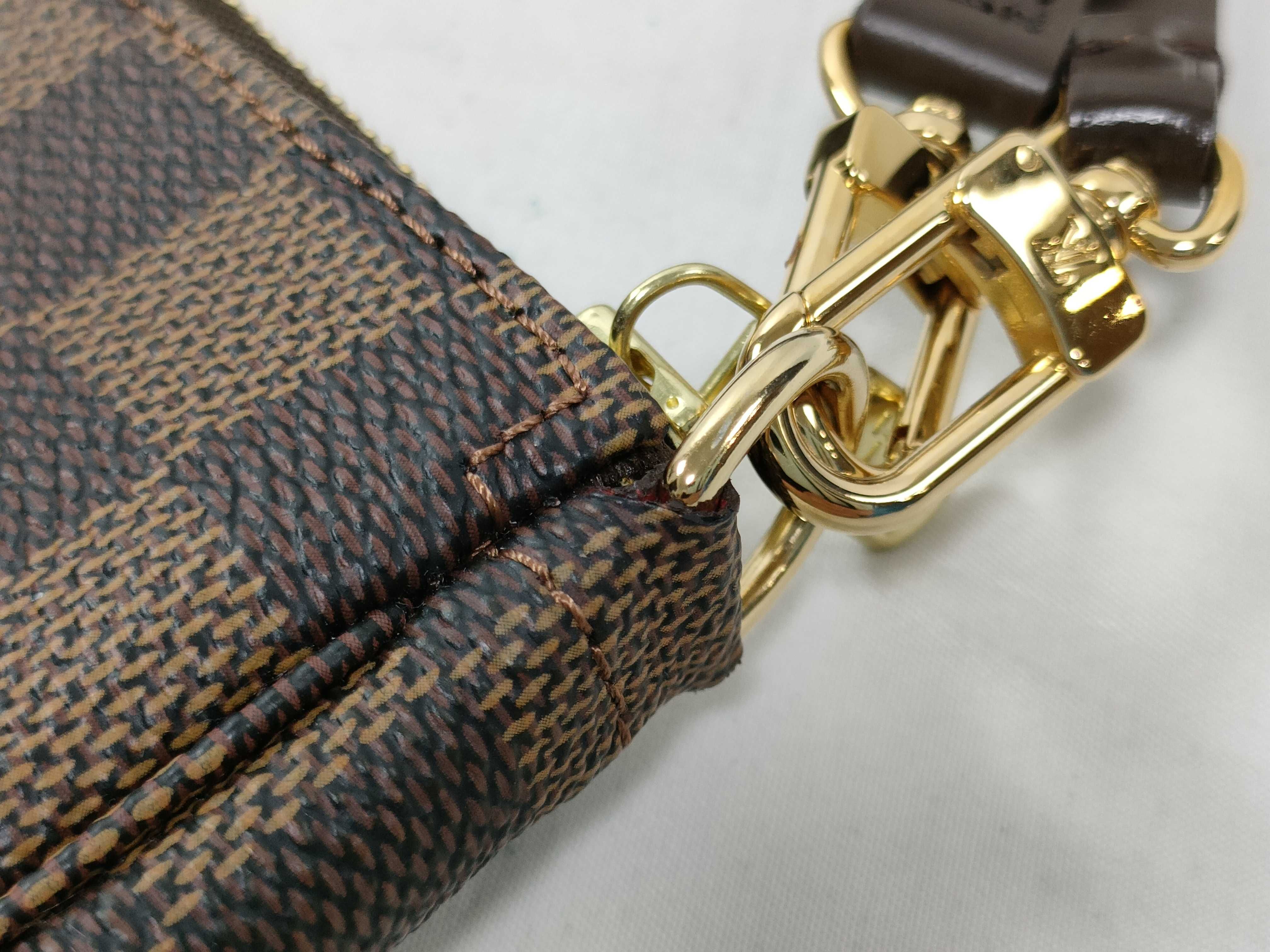 Damier Pochette Accessoires N51985 CA4160 Brown Pouch — view 5