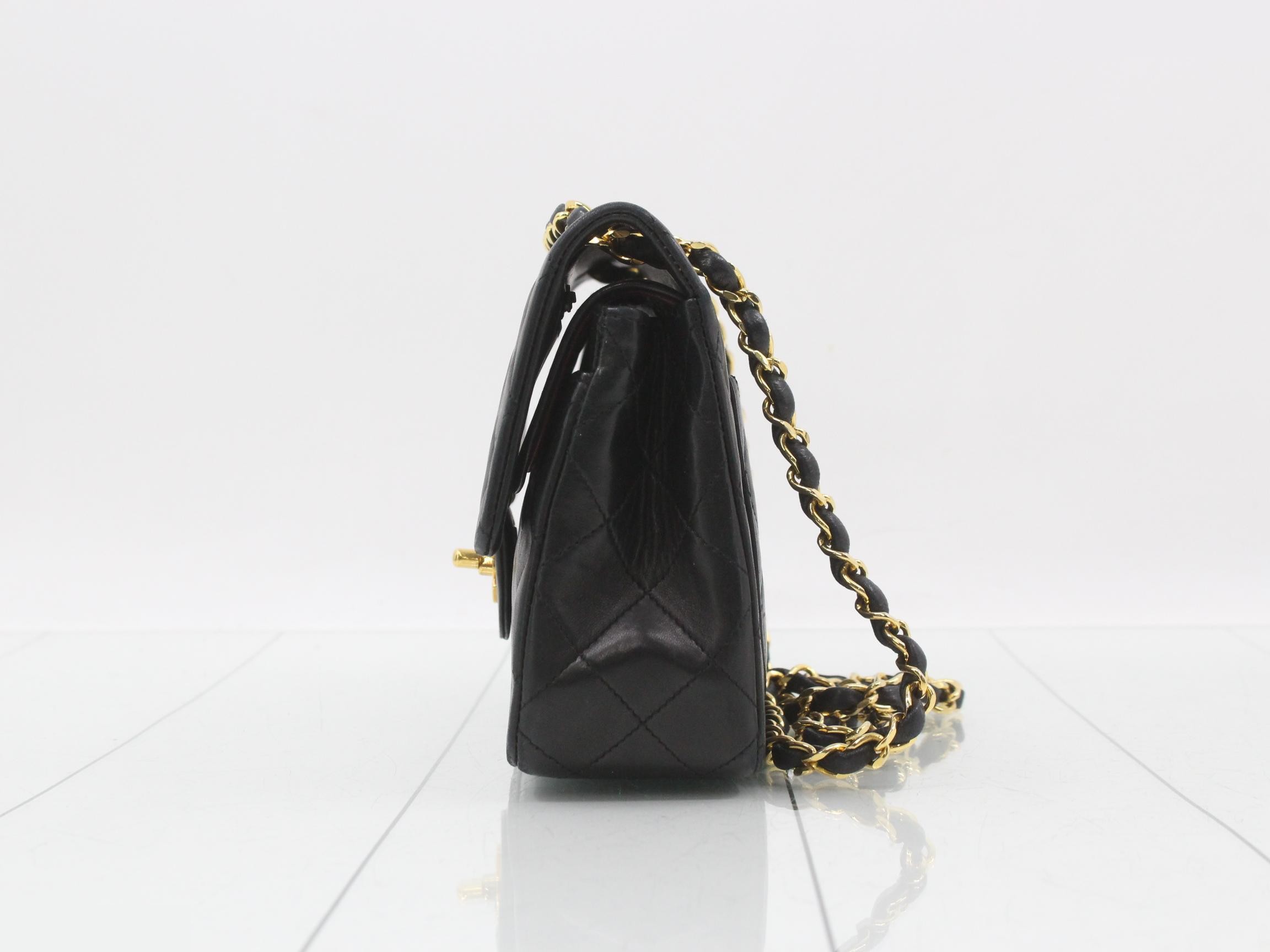 Matelassé Double Flap Chain Shoulder Bag — view 3