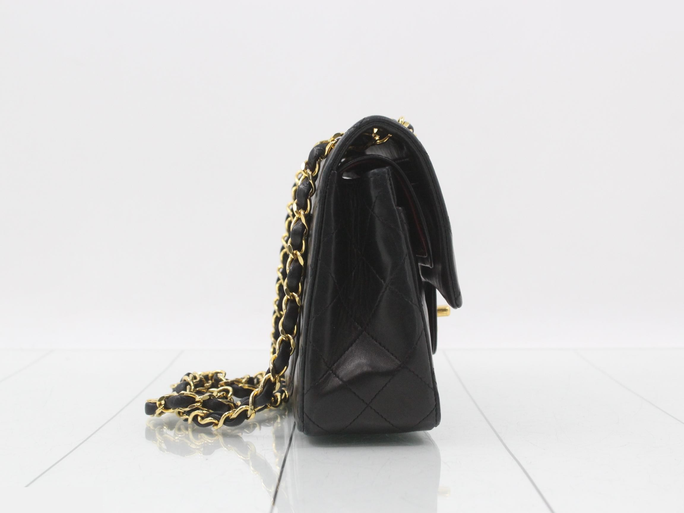 Matelassé Double Flap Chain Shoulder Bag — view 4