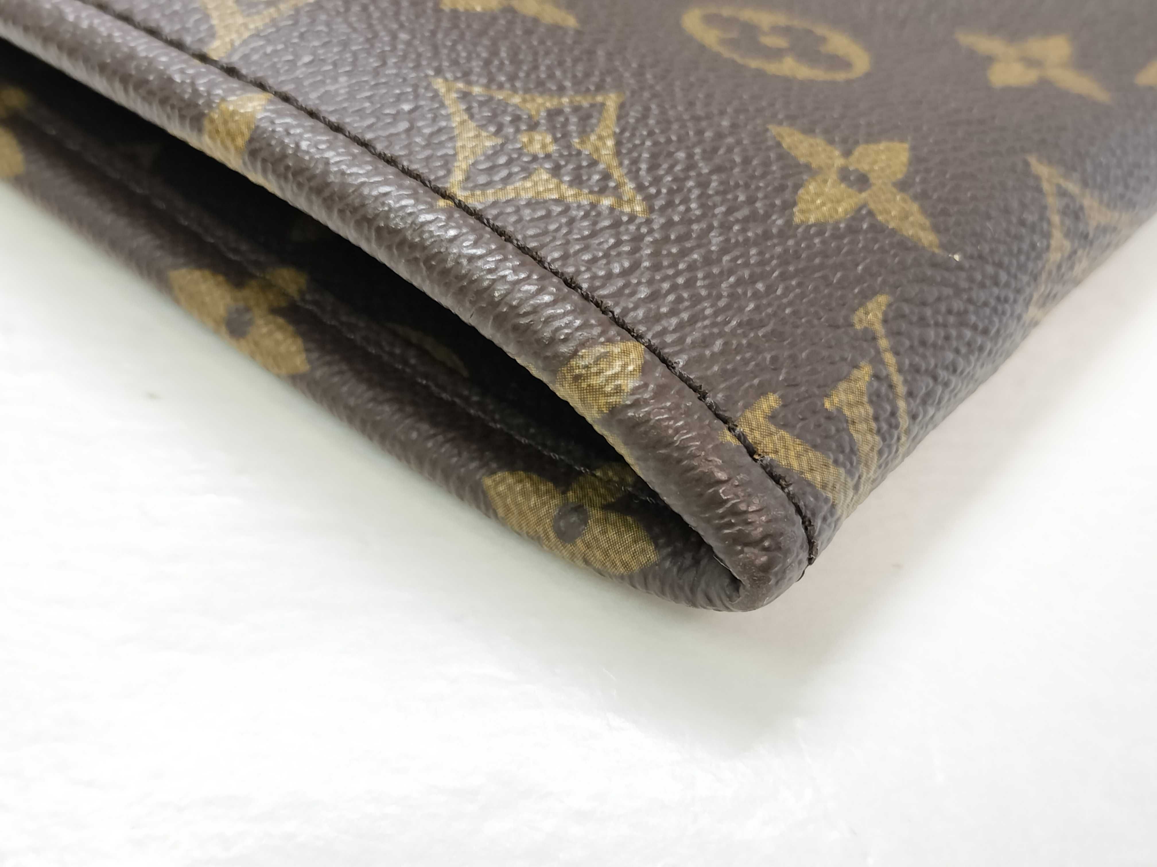 Monogram Pochette Document M53456 TH882 Brown Clutch Bag — view 4