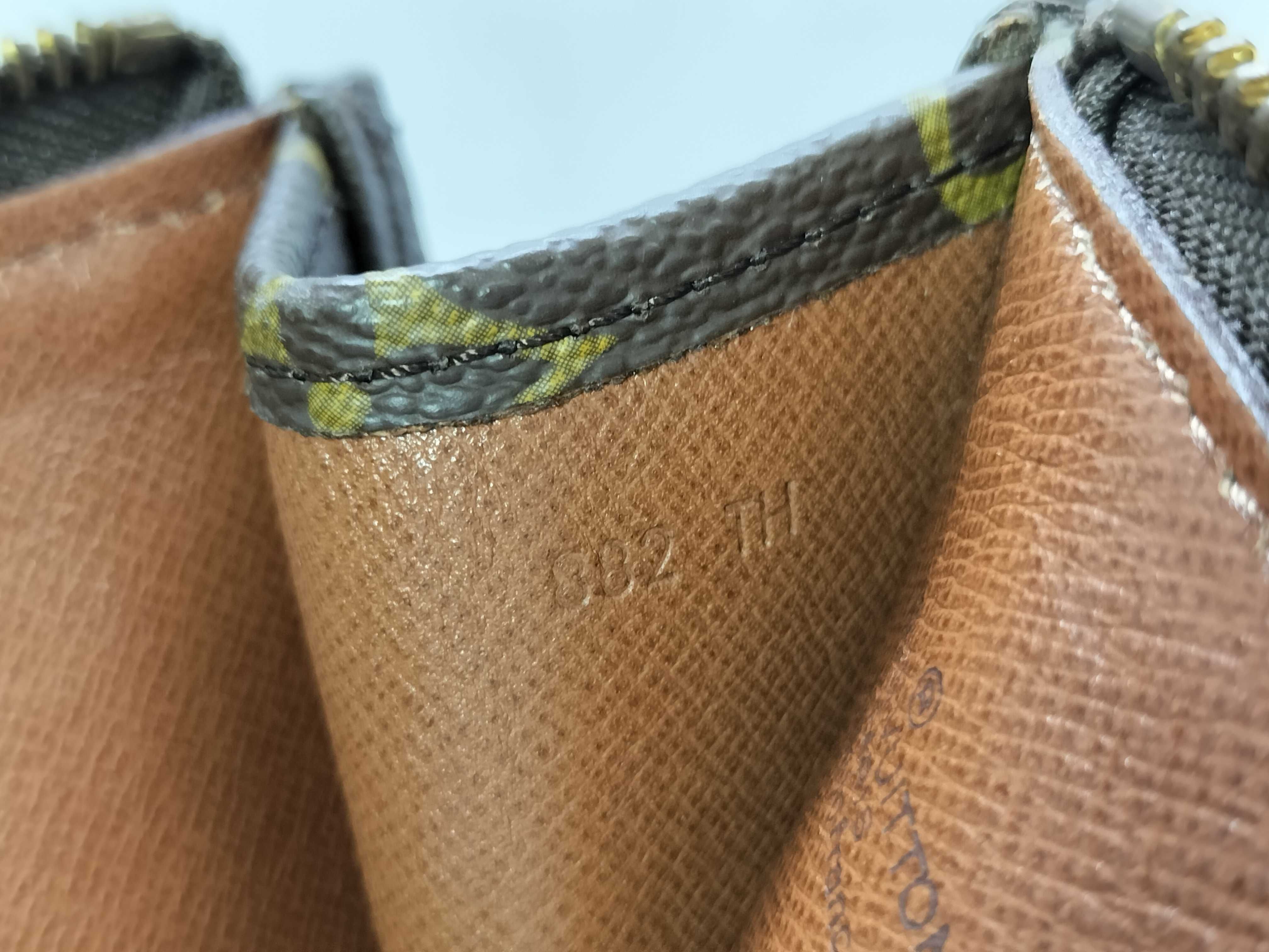 Monogram Pochette Document M53456 TH882 Brown Clutch Bag — view 7