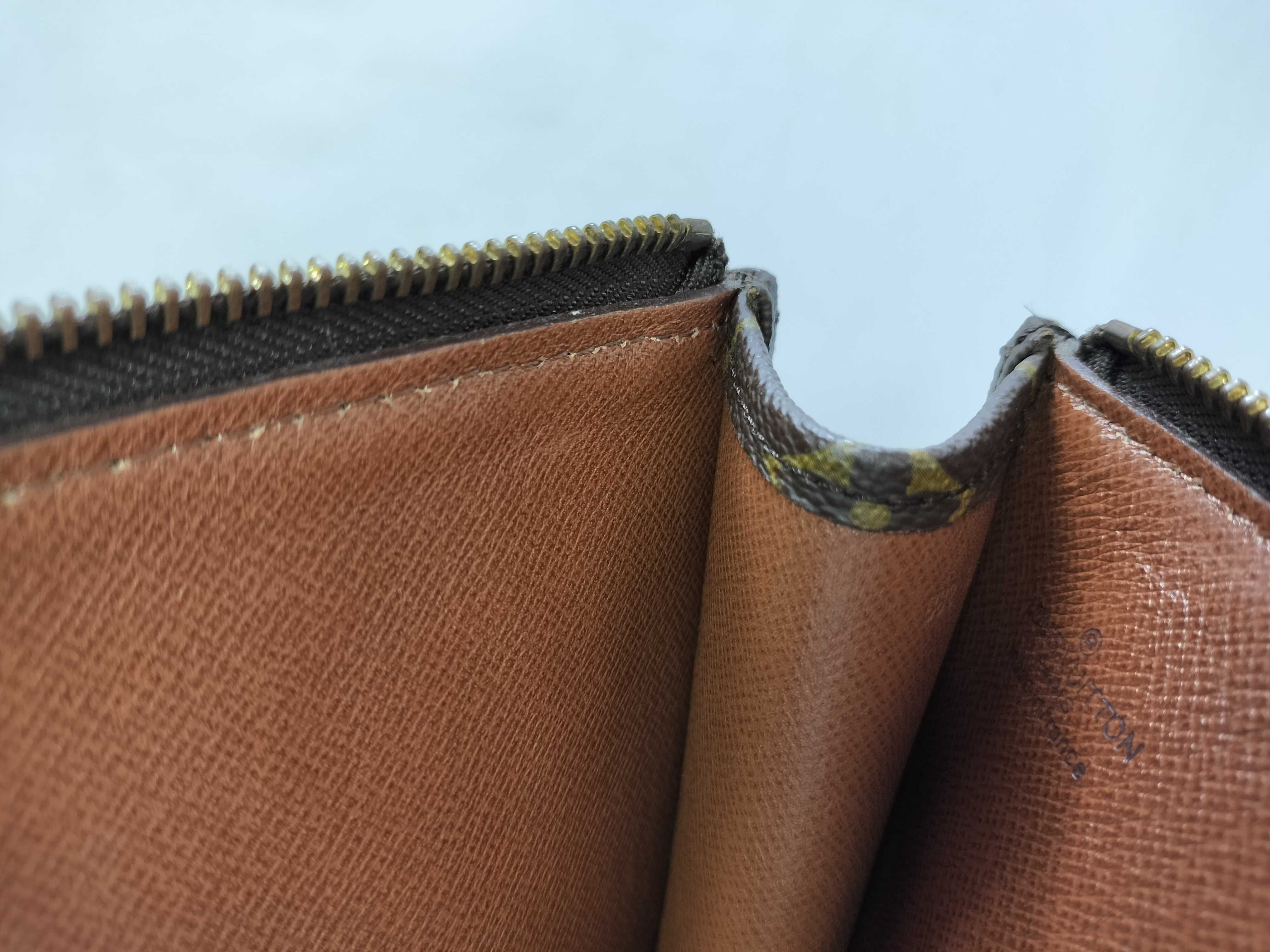 Monogram Pochette Document M53456 TH882 Brown Clutch Bag — view 8