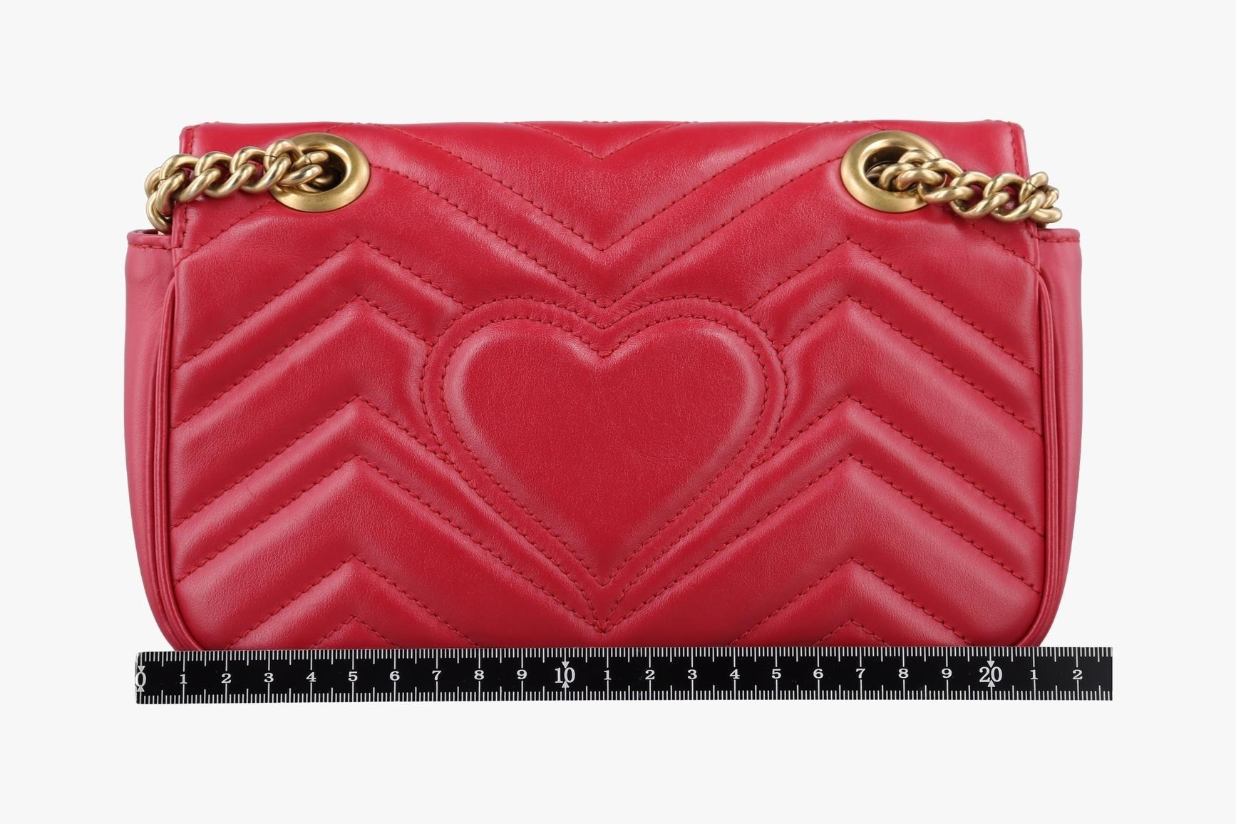 GG Marmont Leather Red — view 2